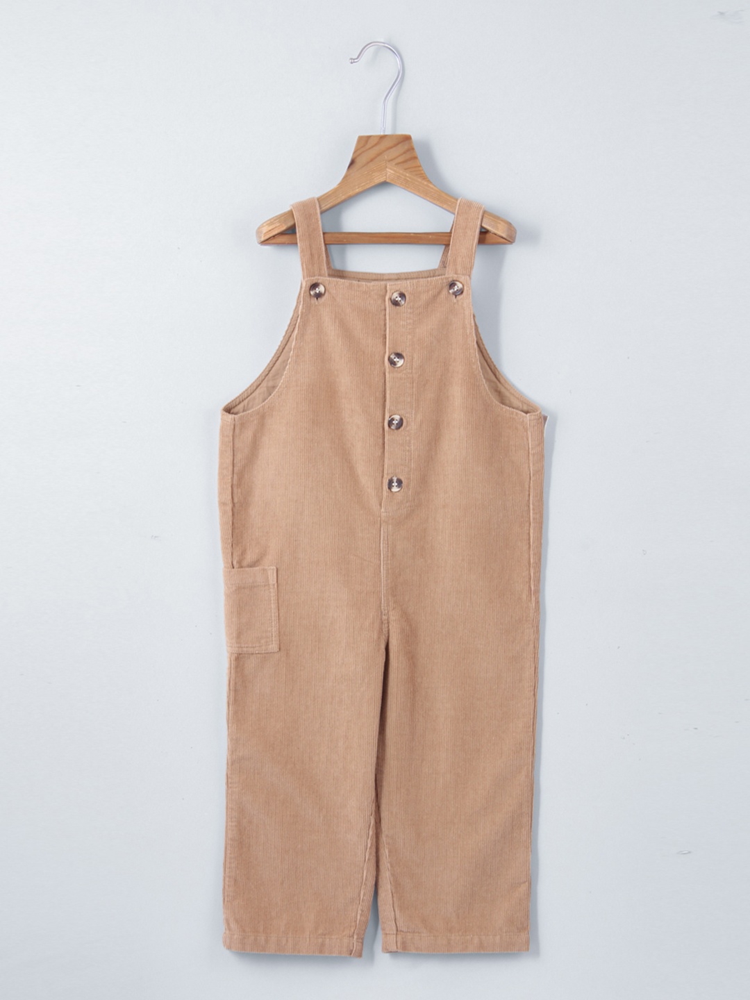 

Beebay Infant Boys Beige Solid Dungaree