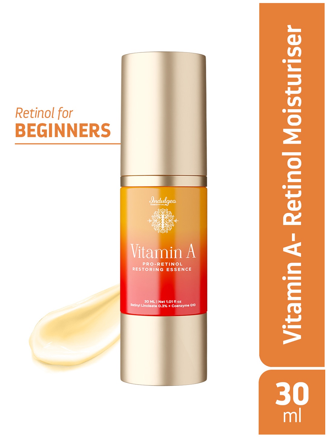 

Indulgeo Essentials Vitamin A Pro-Retinol Restoring Essence Serum - 30 ml, Cream