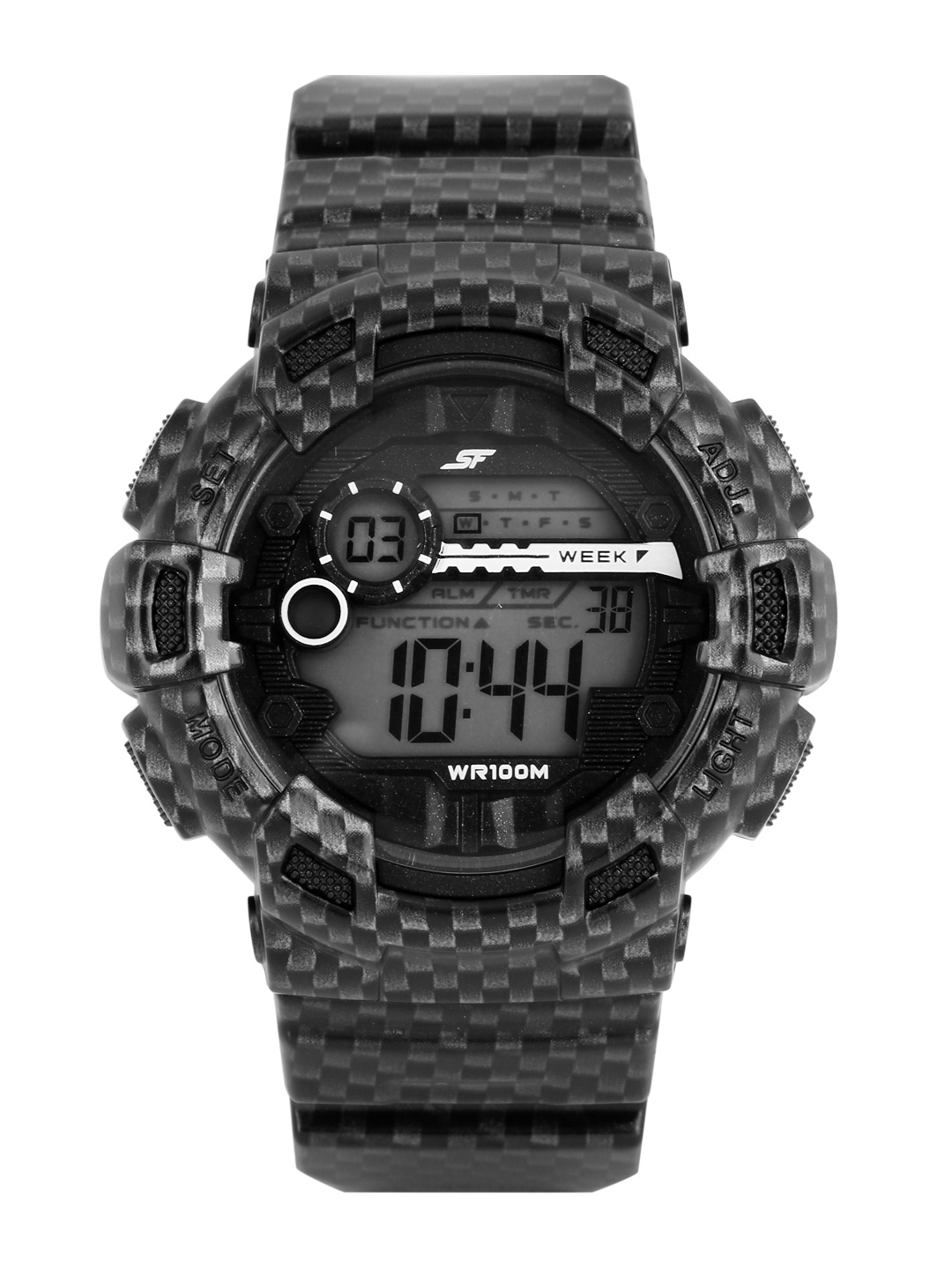 

Sonata Ocean Series Men Black Digital Watch 77053PP03