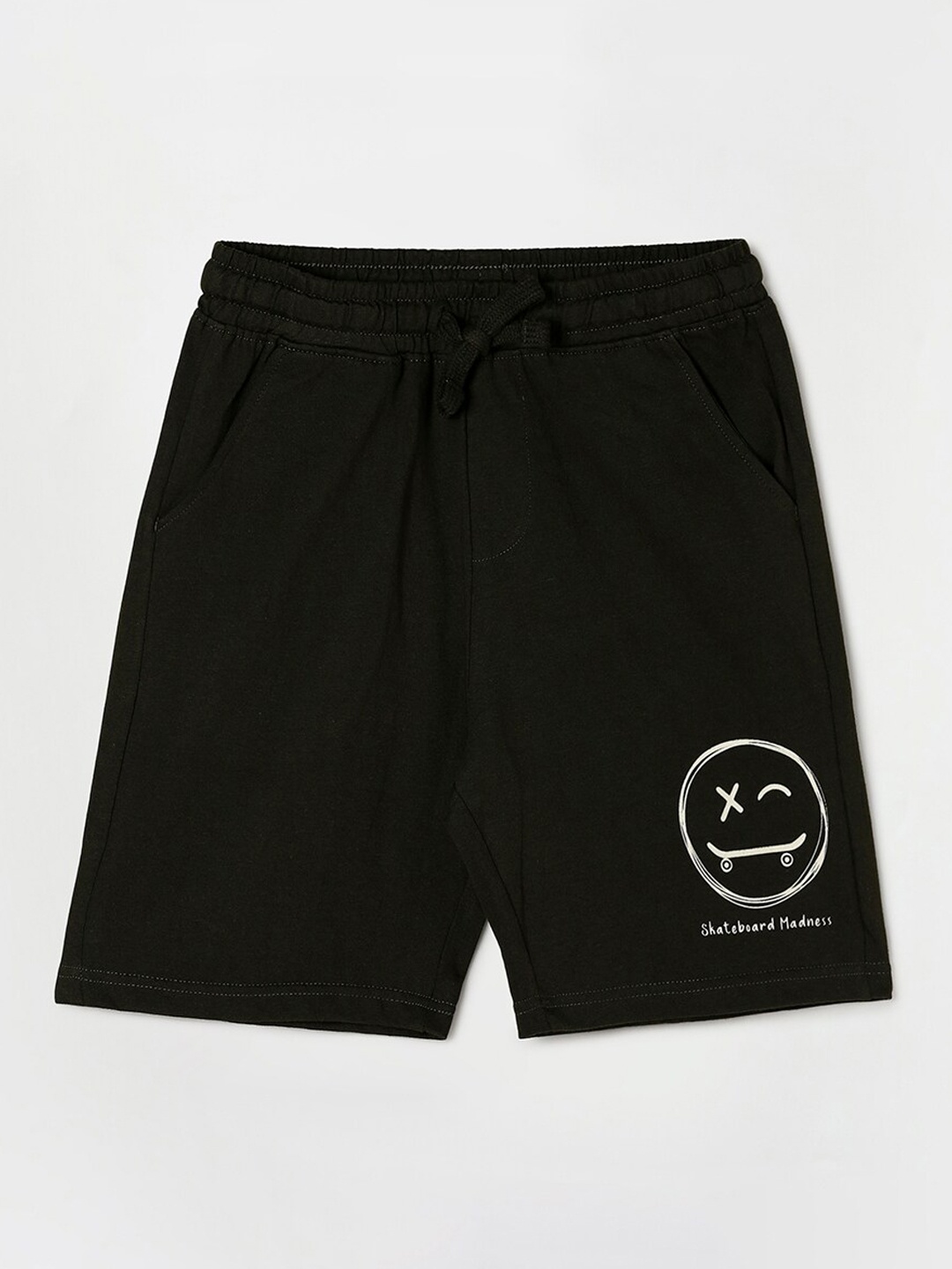 

Fame Forever by Lifestyle Boys Olive Green Shorts, Black