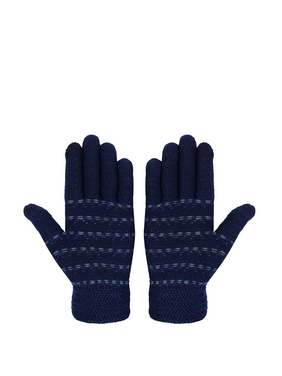 

LOOM LEGACY Men Grey Acrylic Hand Gloves