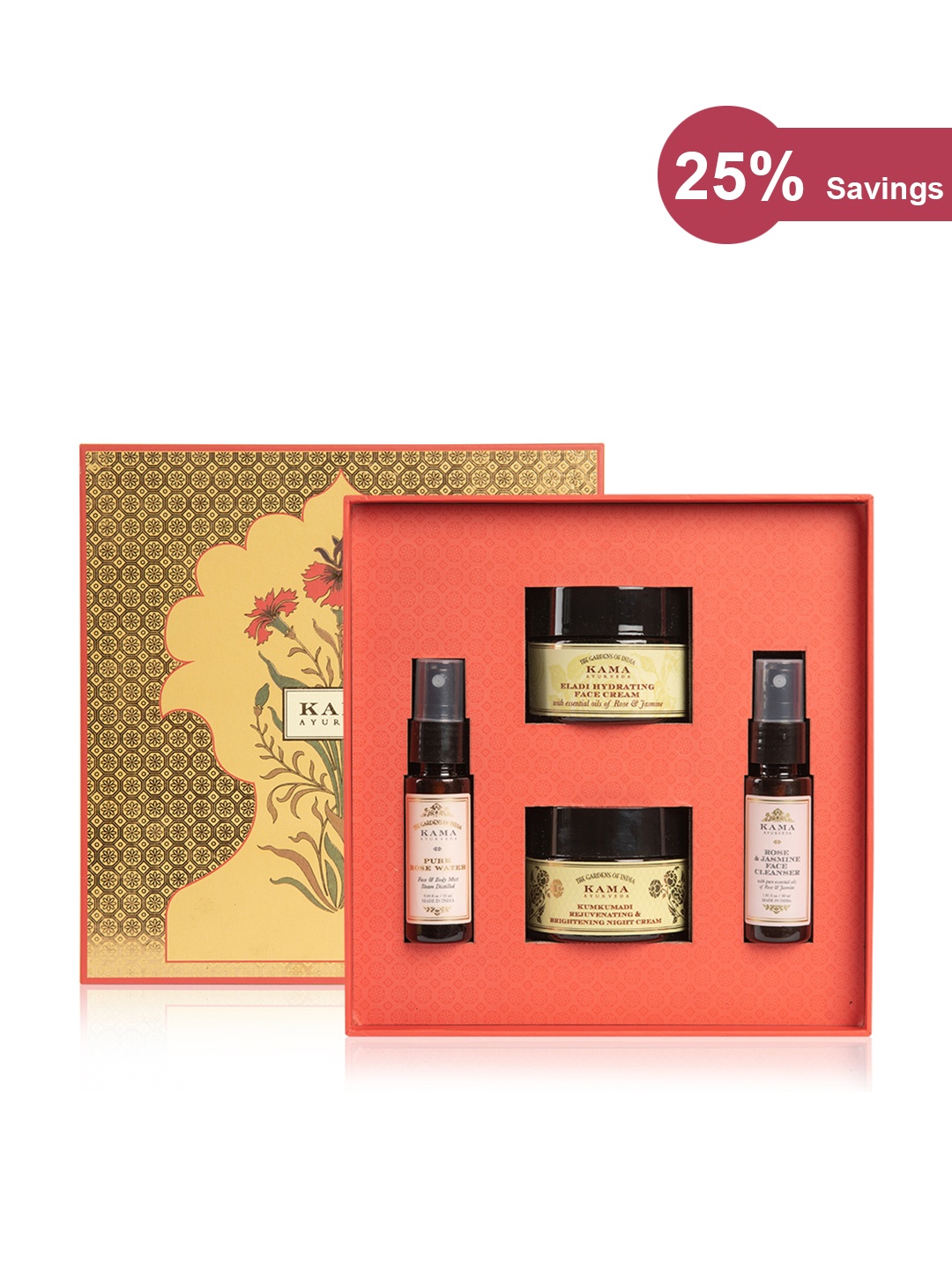 

KAMA AYURVEDA Daily Skincare Ritual Gift Box, Beige