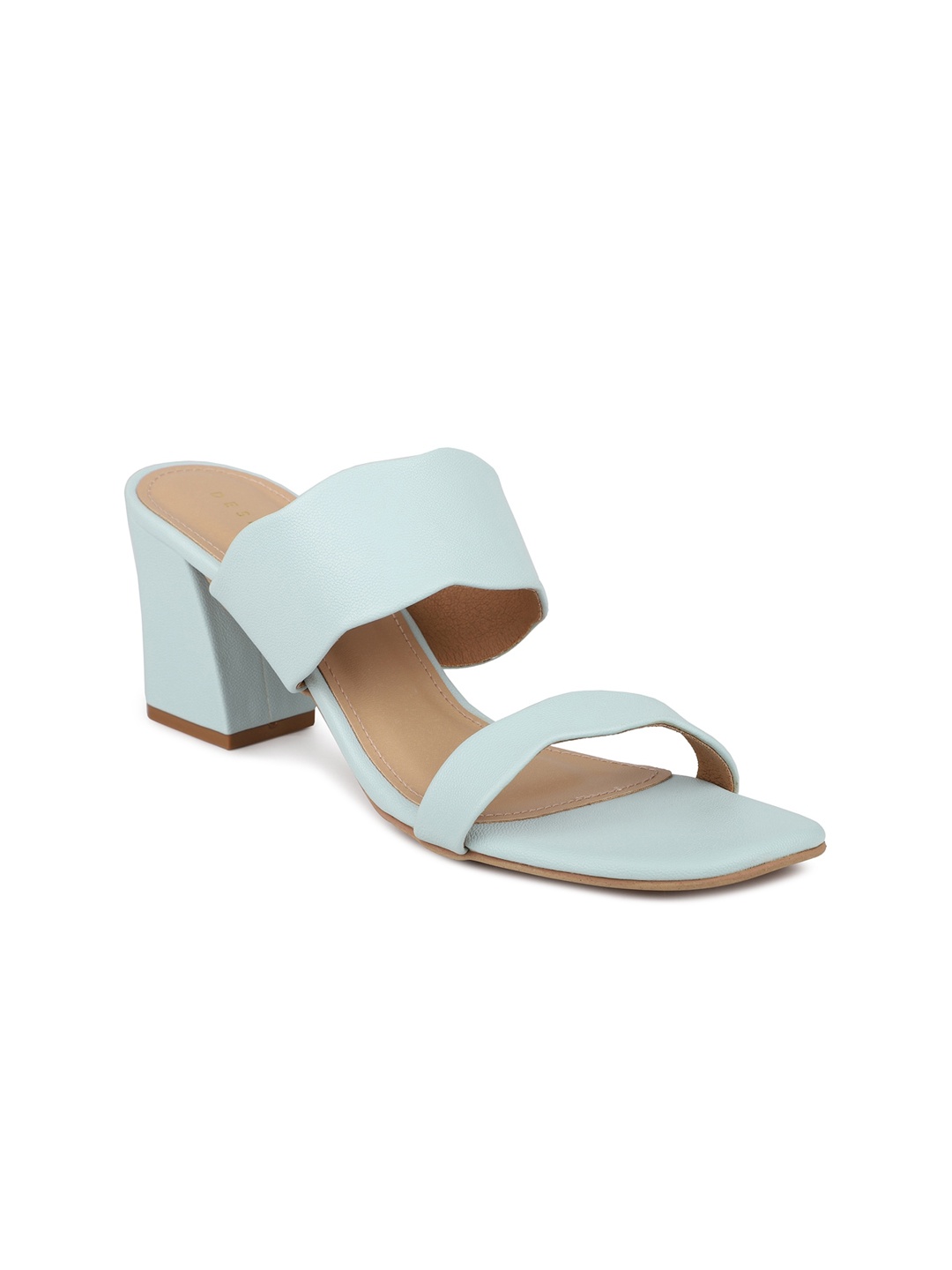 

DESIGN CREW Blue Block Sandals