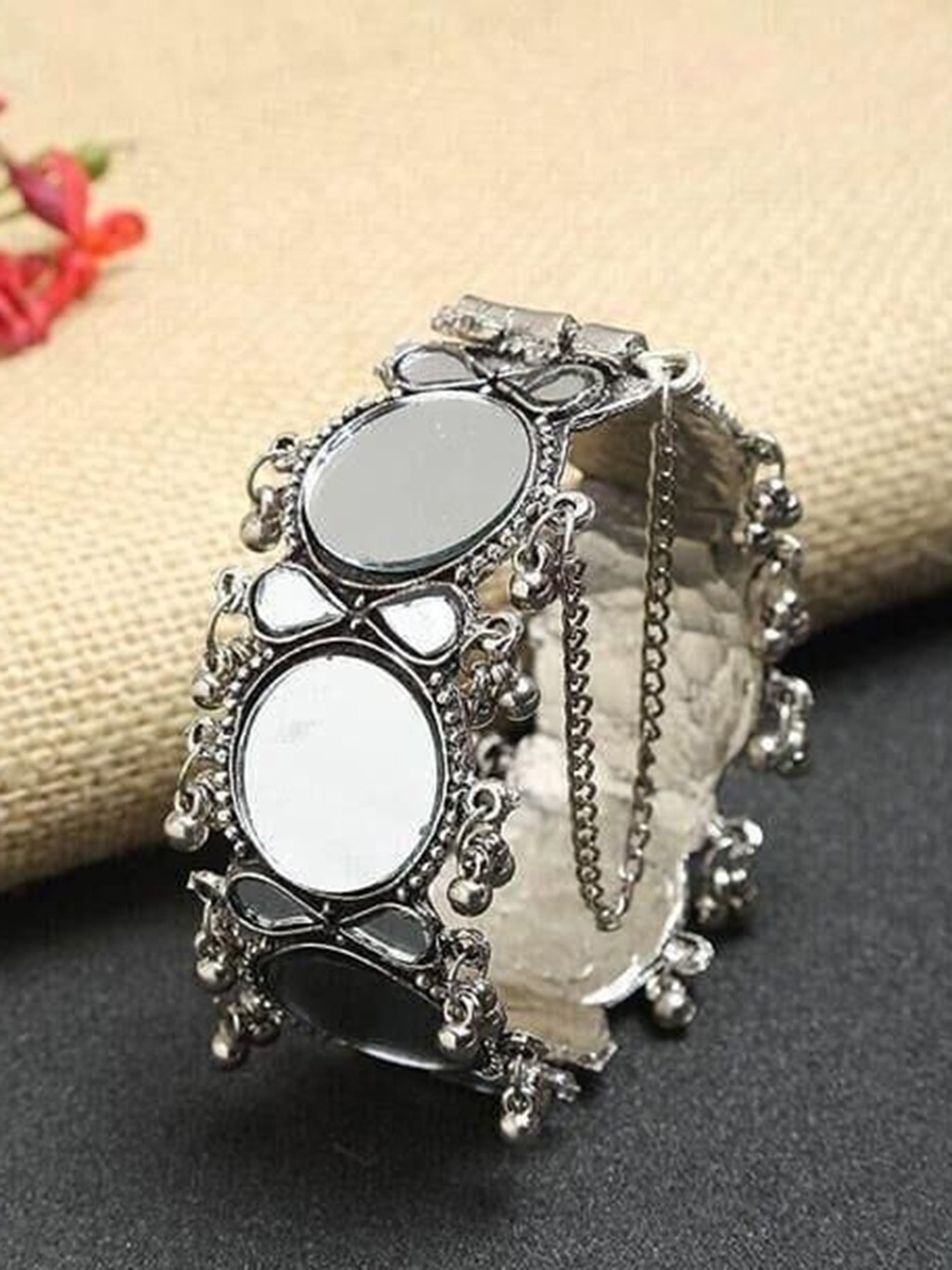

Krelin German Oxidised Bracelet Bangle, Silver