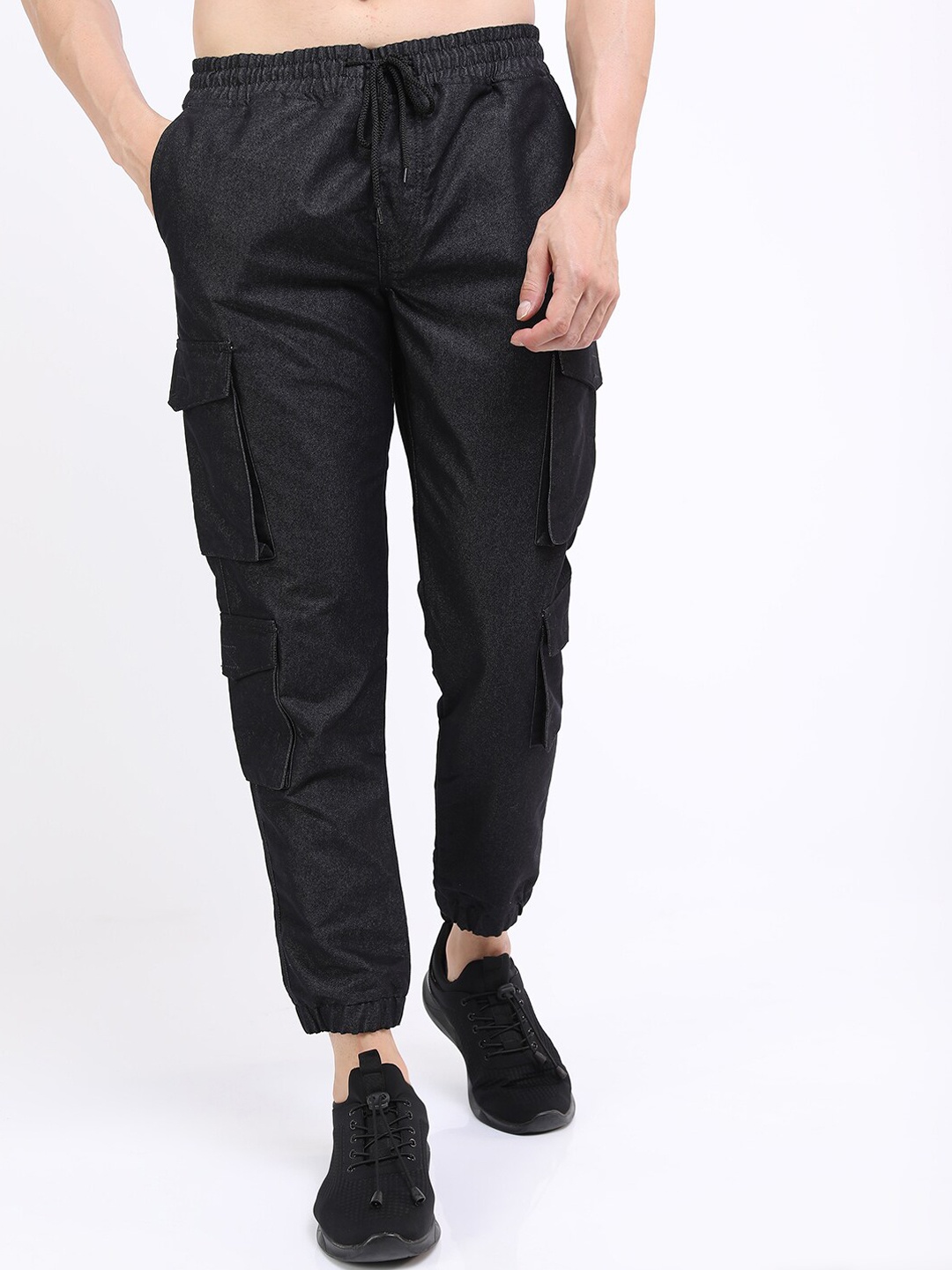 

HIGHLANDER Men Cargo Joggers, Charcoal