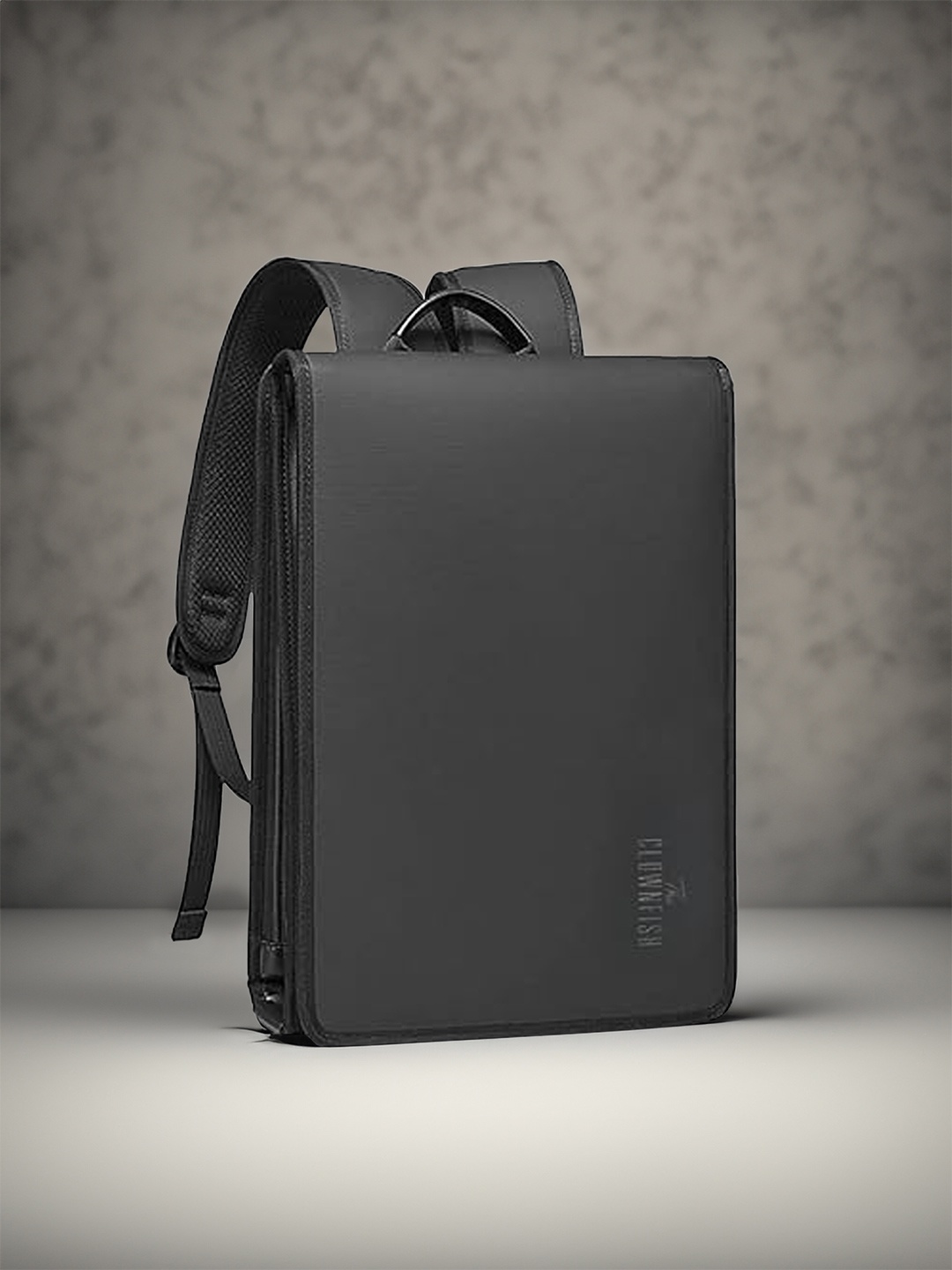 

THE CLOWNFISH Unisex Black Padded Shoulder Strap Backpack
