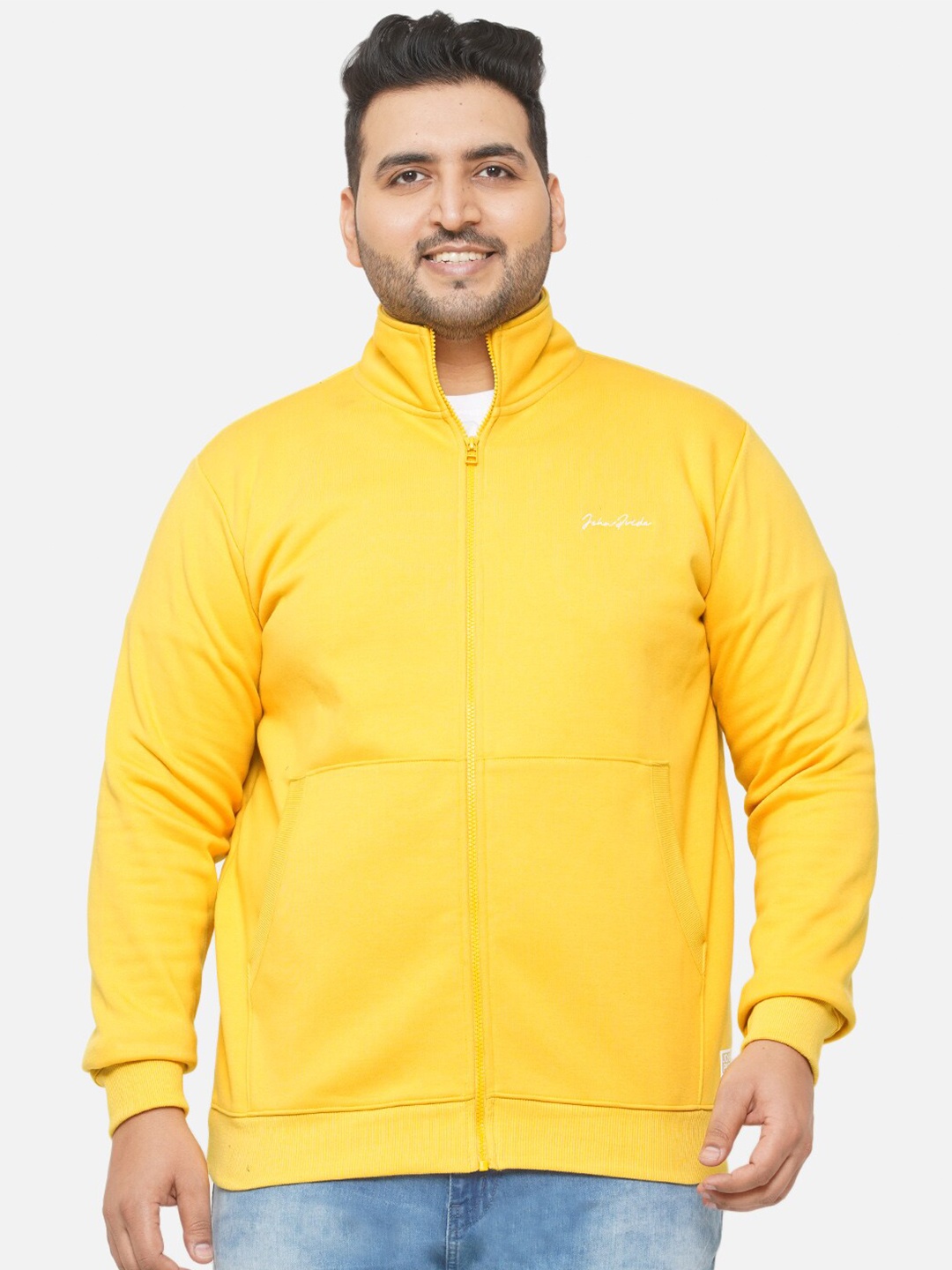 

John Pride Men Plus Size Sweatshirt, Yellow