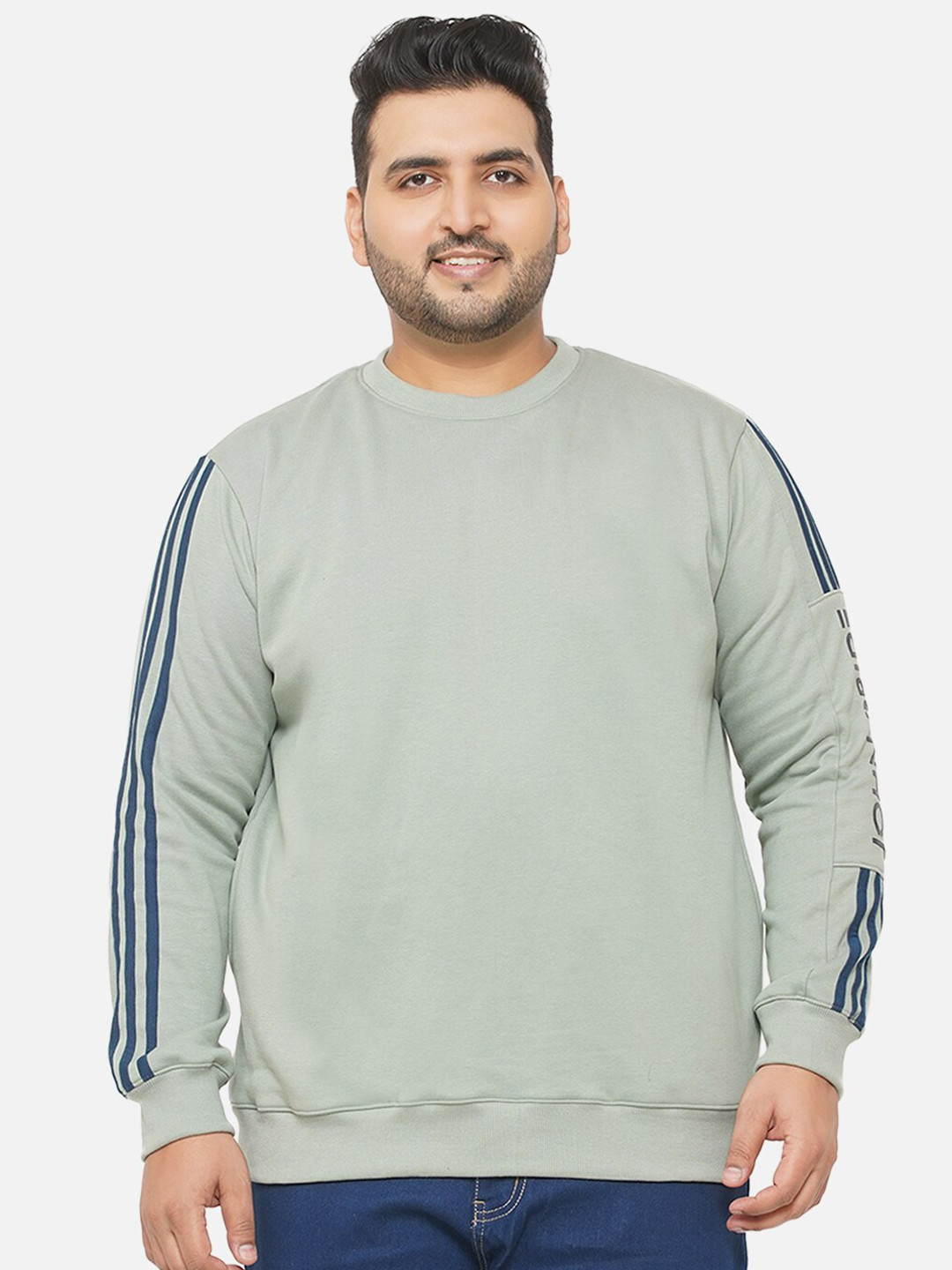 

John Pride Men Plus Size Sweatshirt, Green