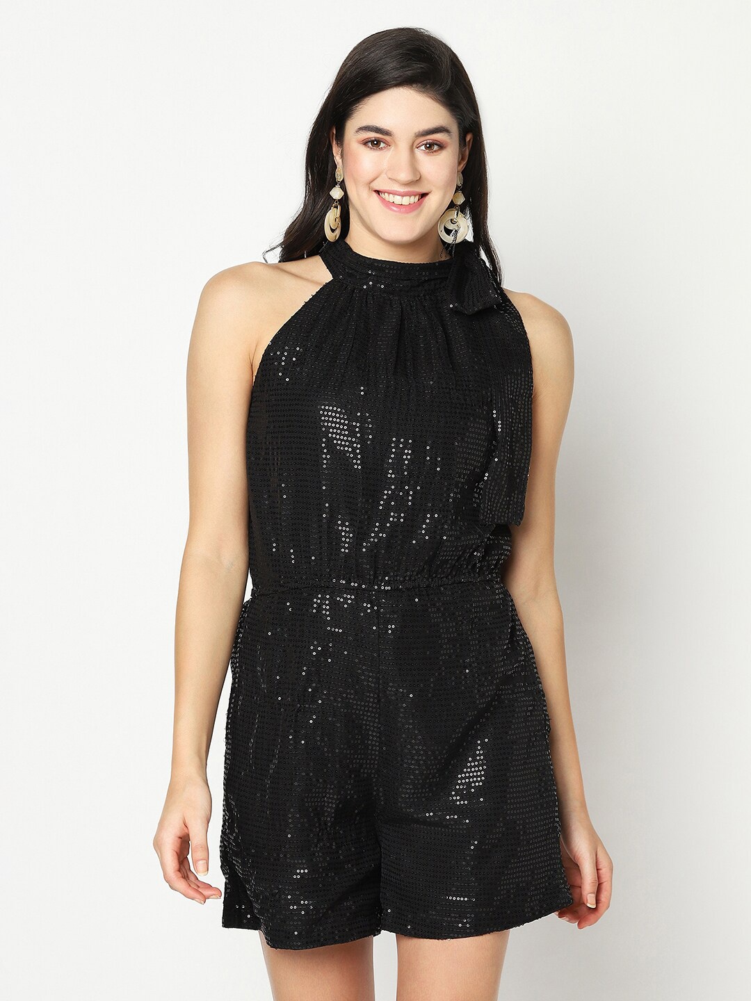 

SQew Women Black Jumpsuit