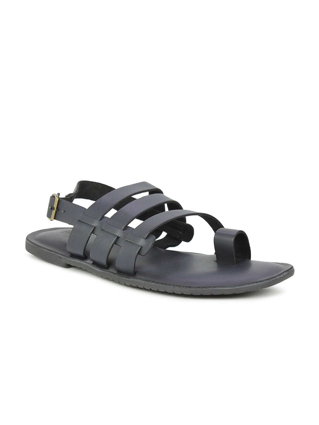 

PRIVO Men Blue Leather Fisherman Sandals