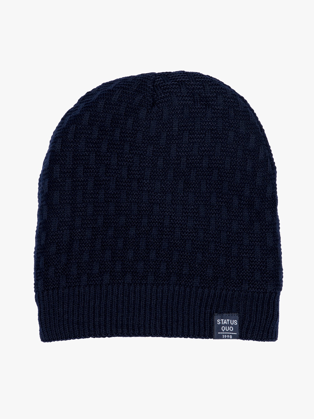 

Status Quo Men Navy Blue Beanie