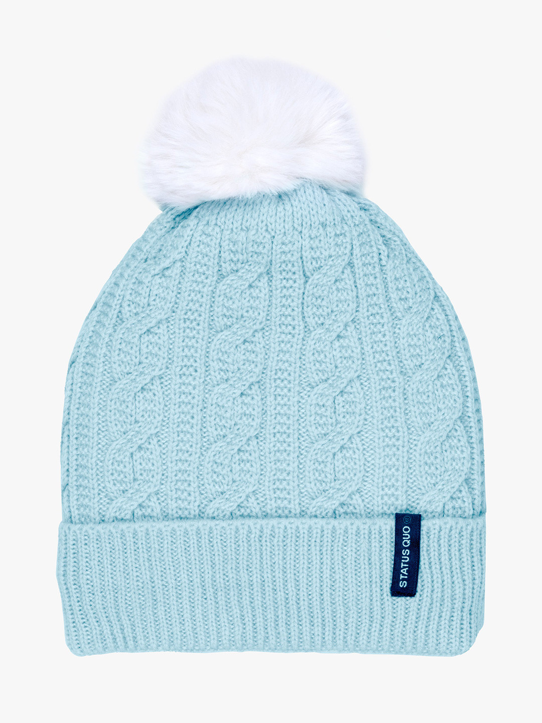 

Status Quo Women Blue & White Beanie