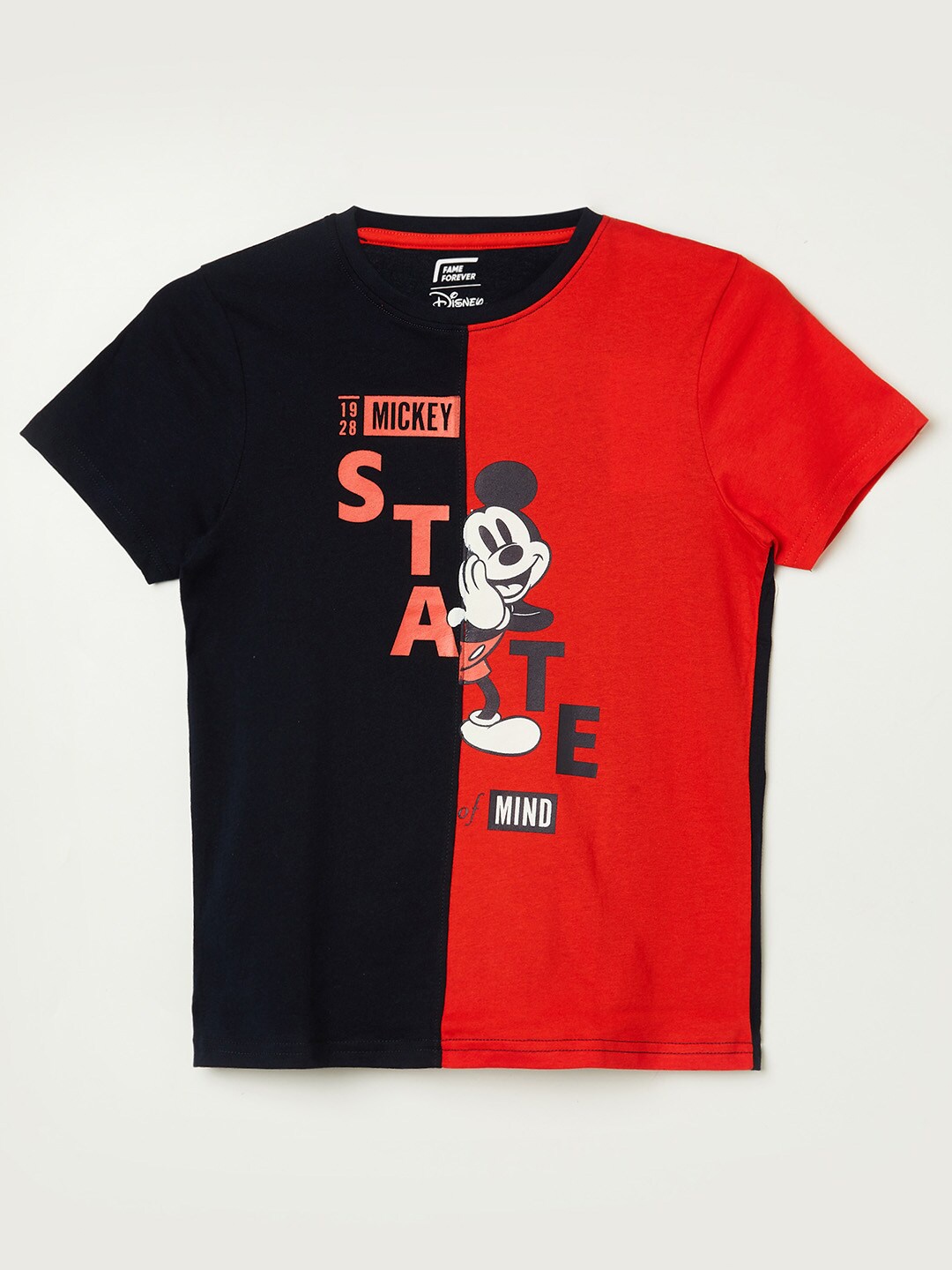 

Fame Forever by Lifestyle Boys Navy Blue Printed T-shirt