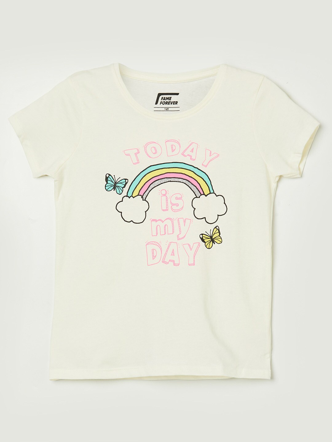 

Fame Forever by Lifestyle Girls Grey Printed T-shirt