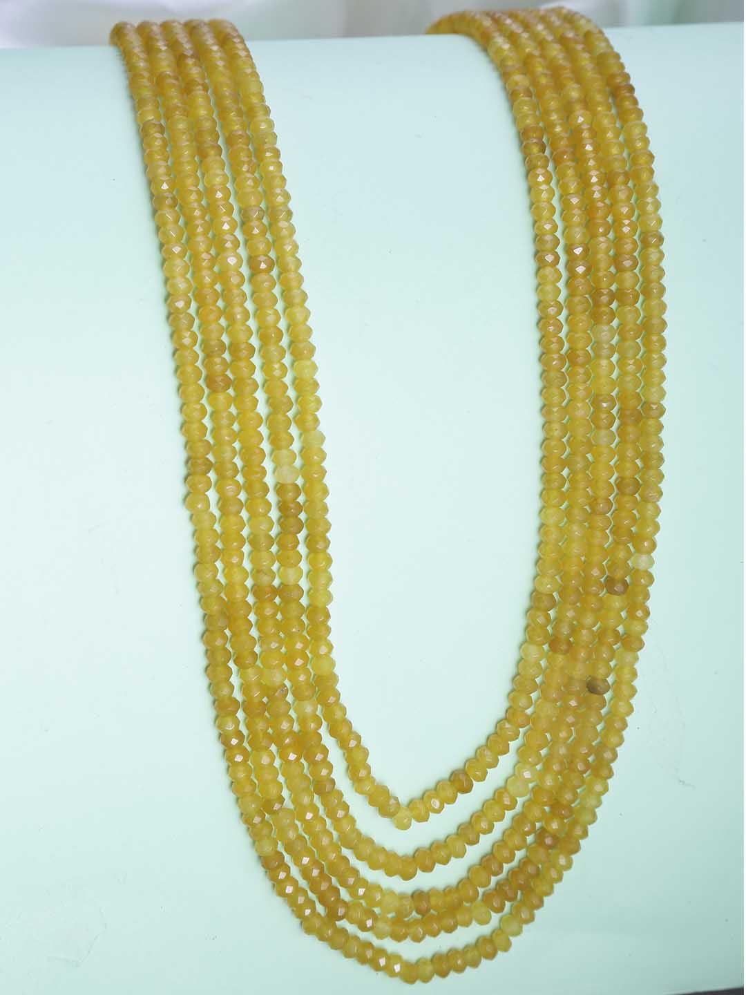 

RICH AND FAMOUS Women Yellow Layered Necklace