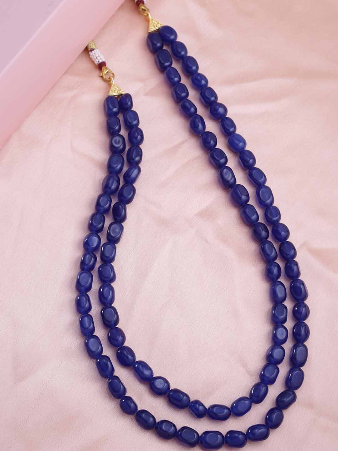

RICH AND FAMOUS Women Blue Layered Necklace