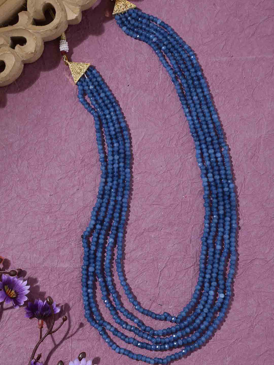 

RICH AND FAMOUS Women Blue Layered Necklace