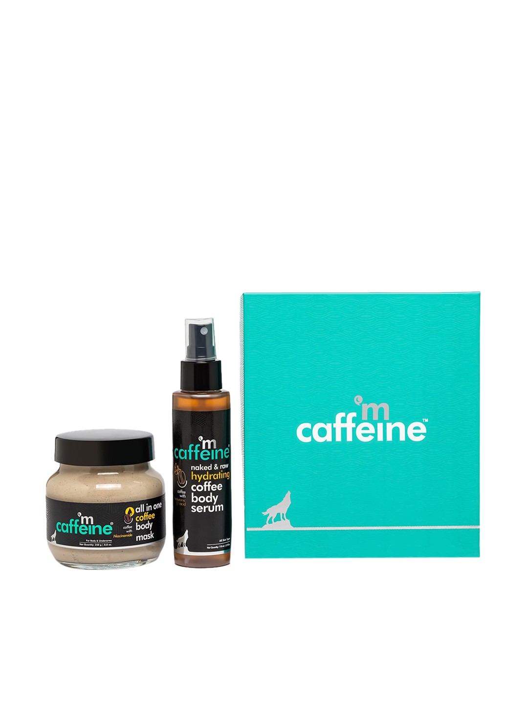 

MCaffeine Coffee Quick Glow-up Body Gift Kit, Brown
