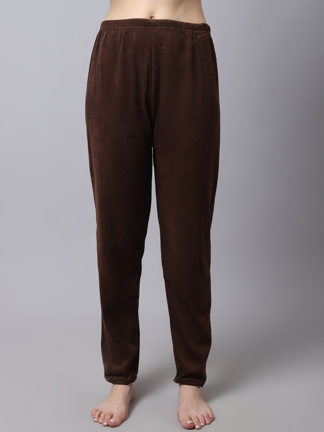 

TAG 7 Women Brown Solid Lounge Pants