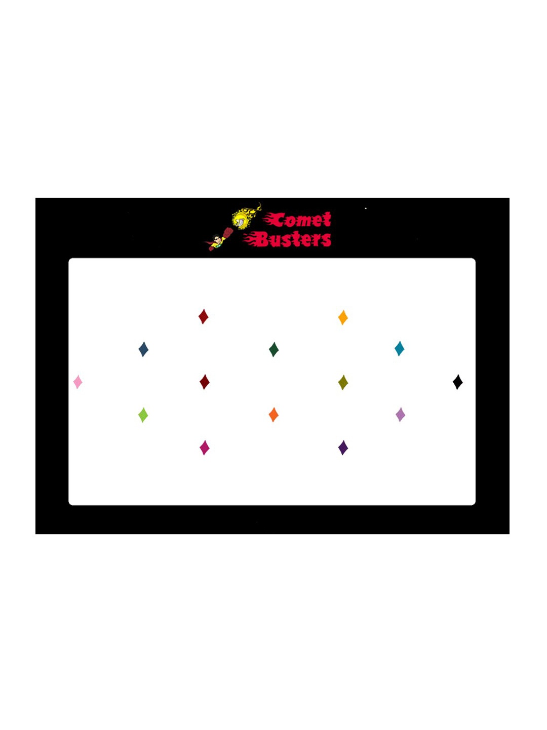 

Comet Busters 14 Pcs Reusable Designer Bindis - Multicoloured, Multi