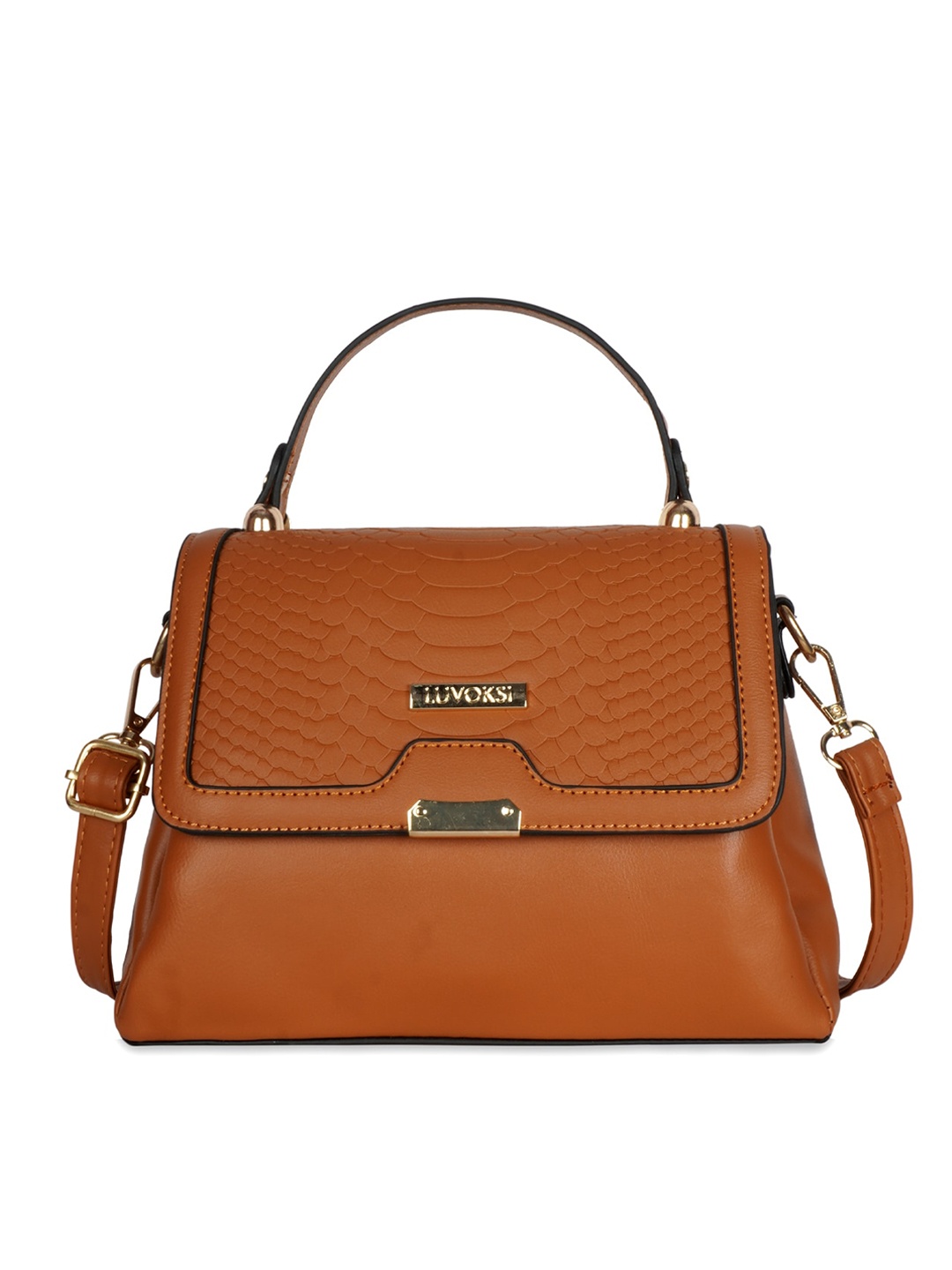 

Luvoksi Tan PU Structured Satchel