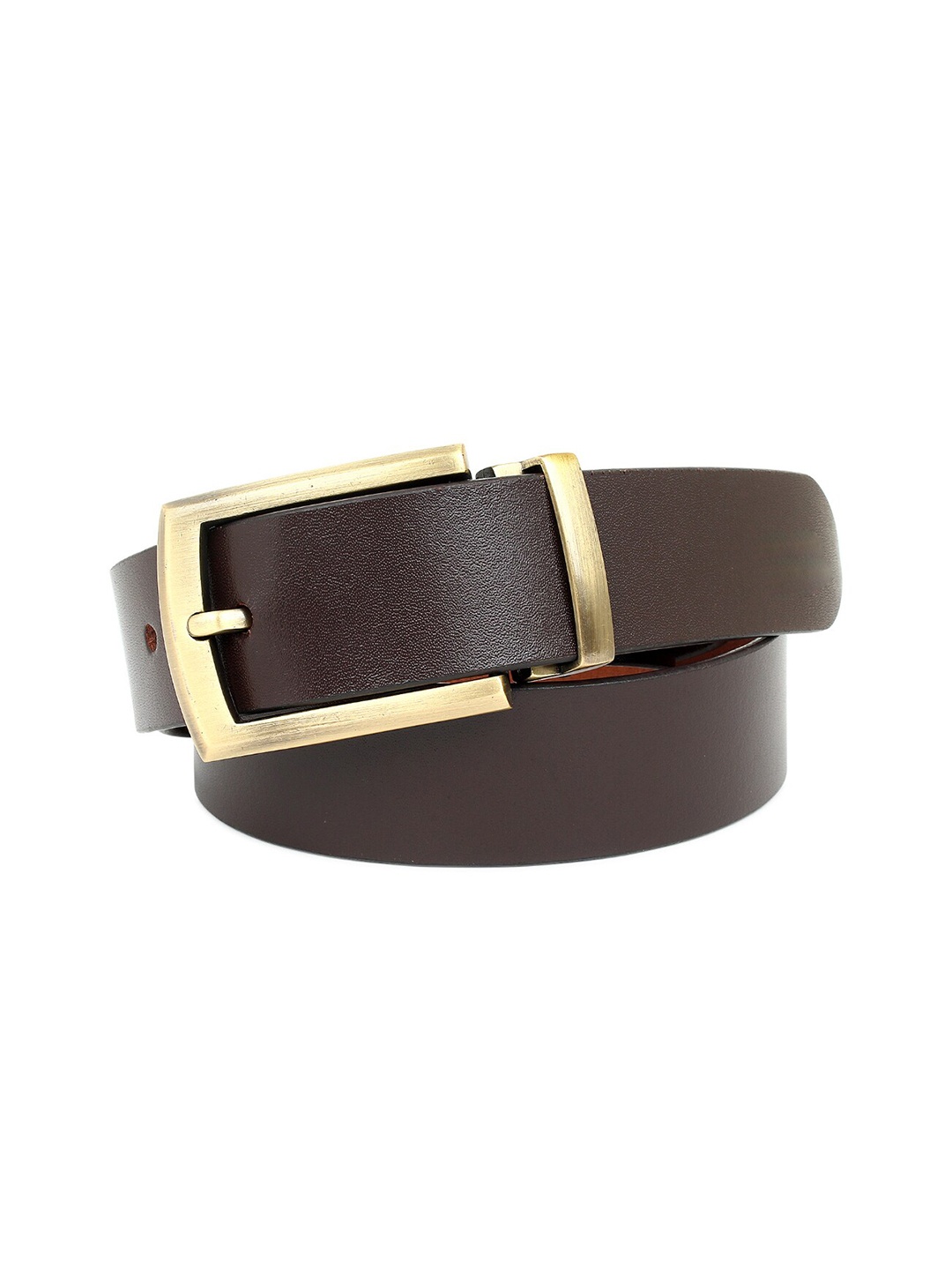 

Elite Crafts Men Brown Leather Formal Belt