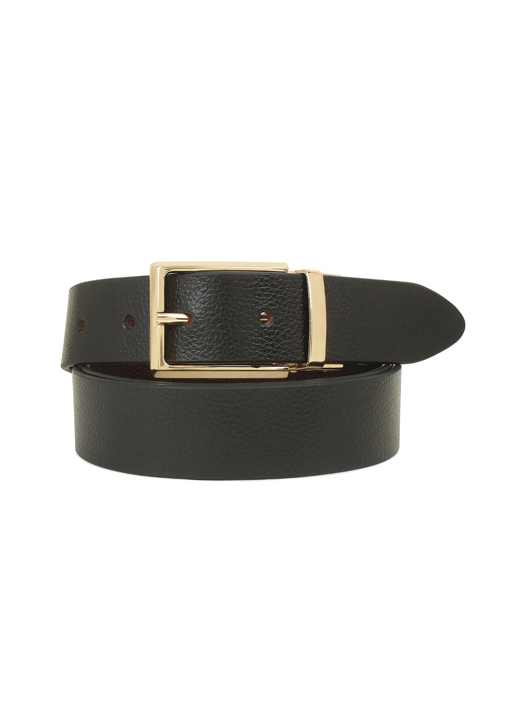 

Elite Crafts Men Black Textured Leather Formal Belt