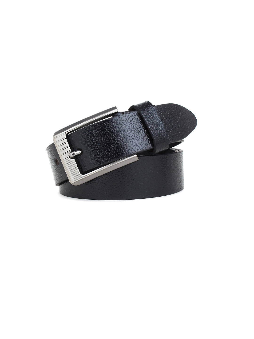 

Elite Crafts Men Black Textured Leather Formal Belt
