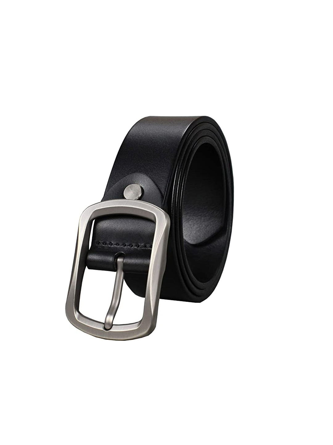 

Elite Crafts Men Black Leather Formal Belt