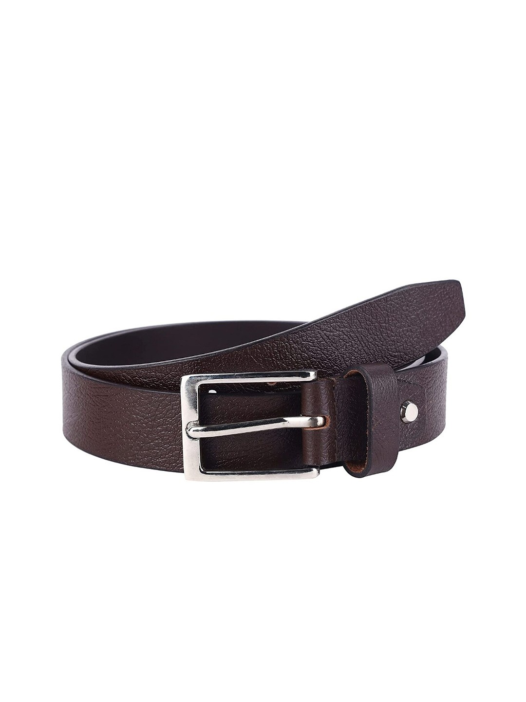 

Elite Crafts Men Brown Textured Leather Formal Belt