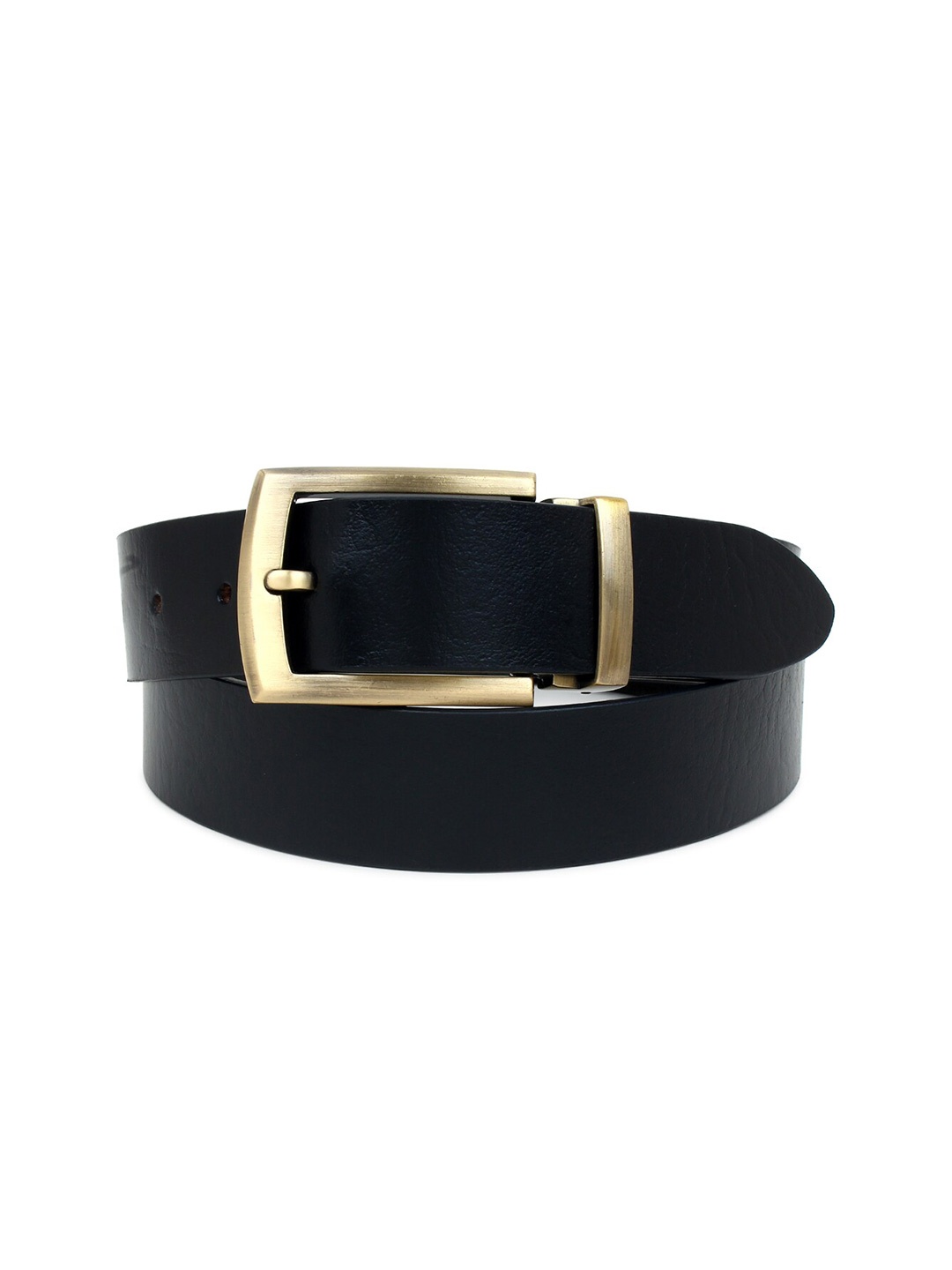 

Elite Crafts Men Black Textured Leather Formal Belt