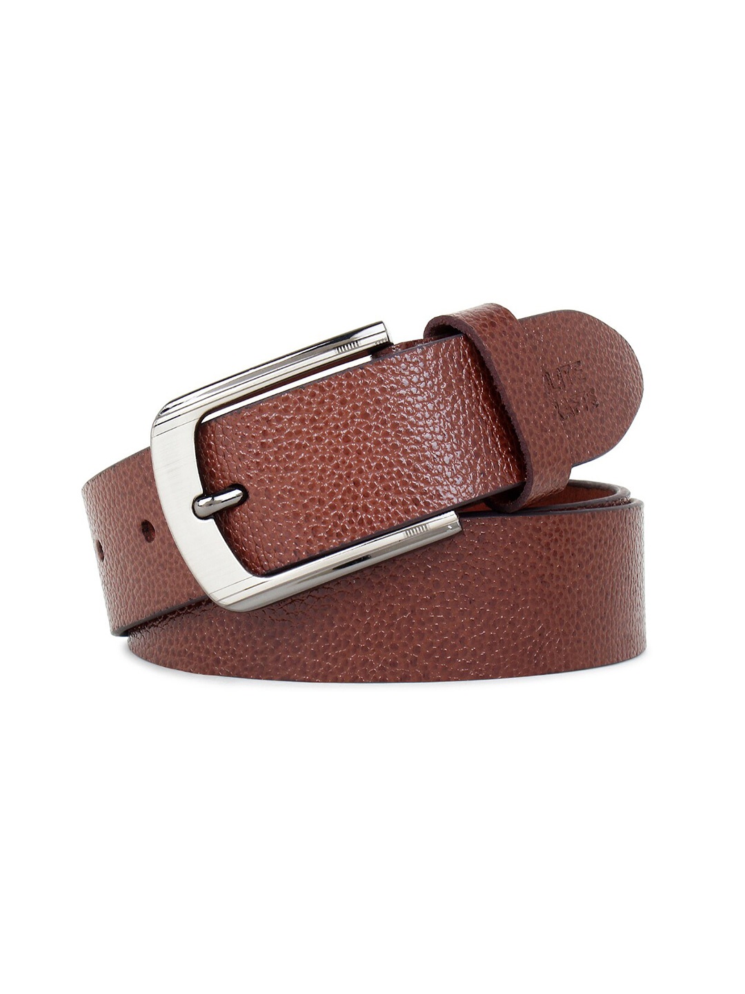 

Elite Crafts Men Brown Textured Leather Formal Belt