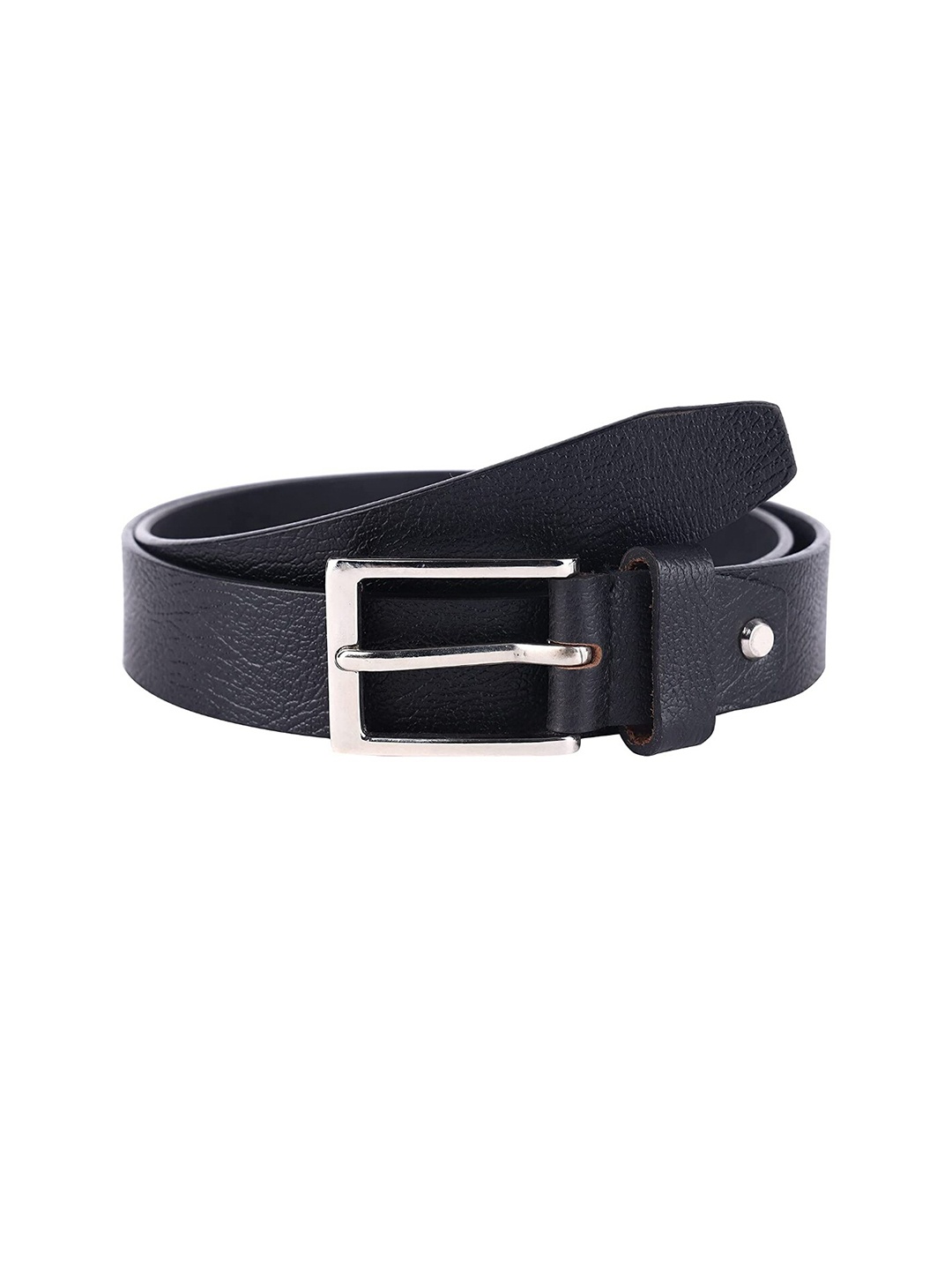 

Elite Crafts Men Black Textured Leather Formal Belt