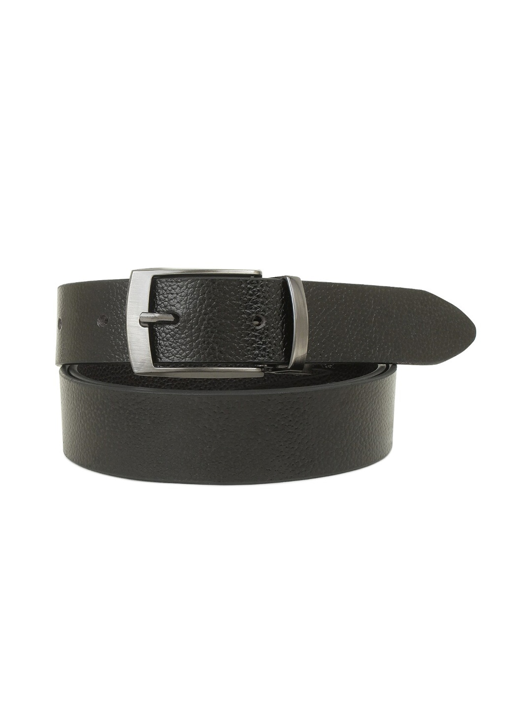 

Elite Crafts Men Black Textured Leather Formal Belt