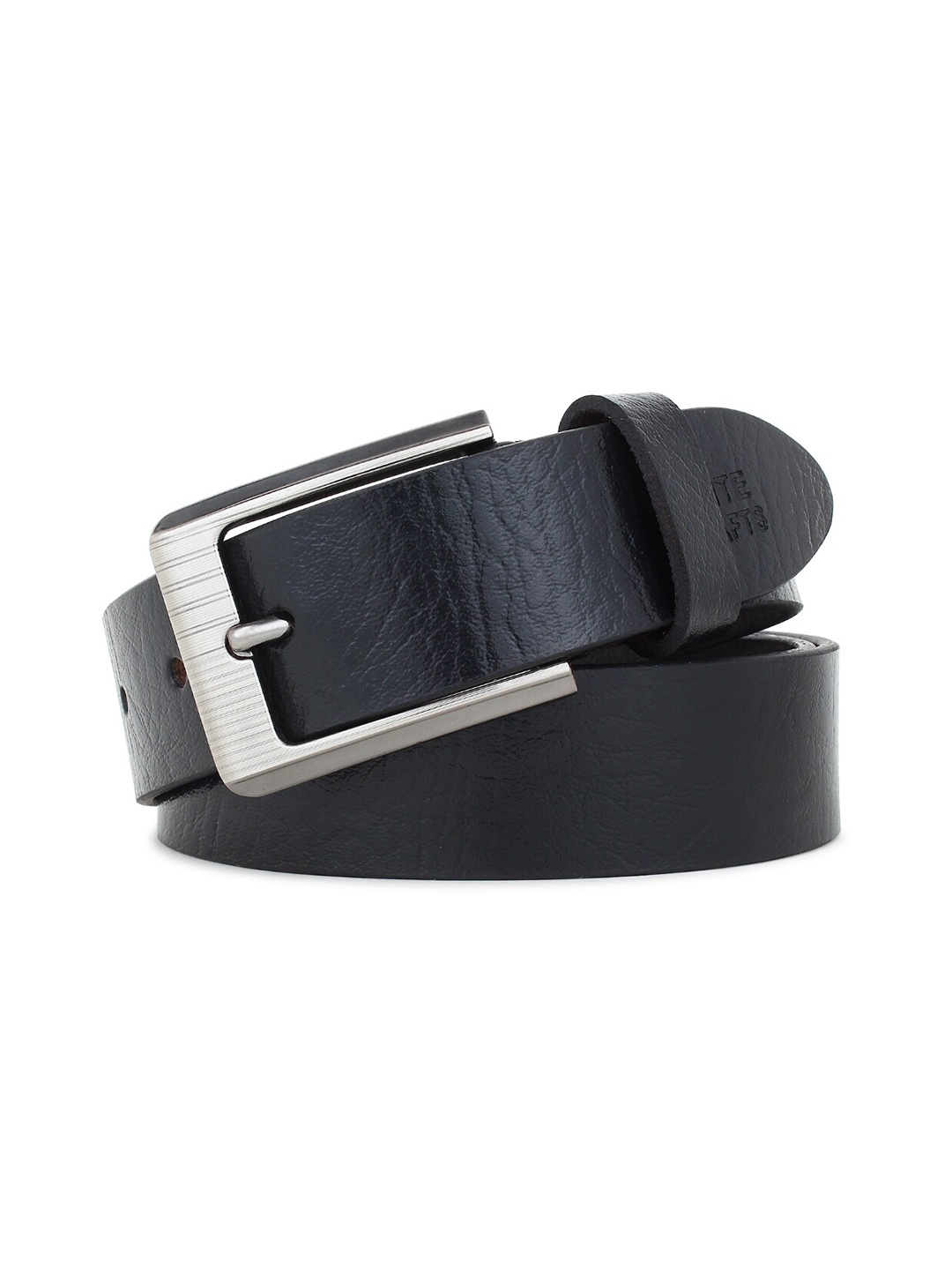 

Elite Crafts Men Black Textured Leather Formal Belt