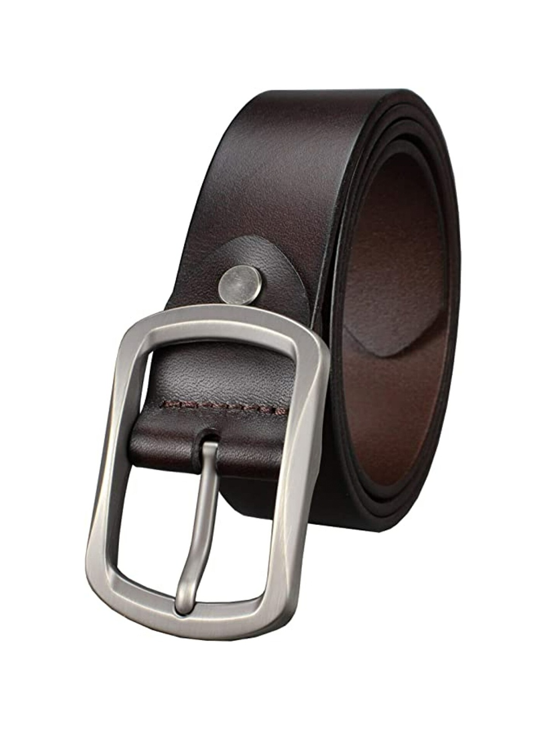 

Elite Crafts Men Brown Leather Formal Belt
