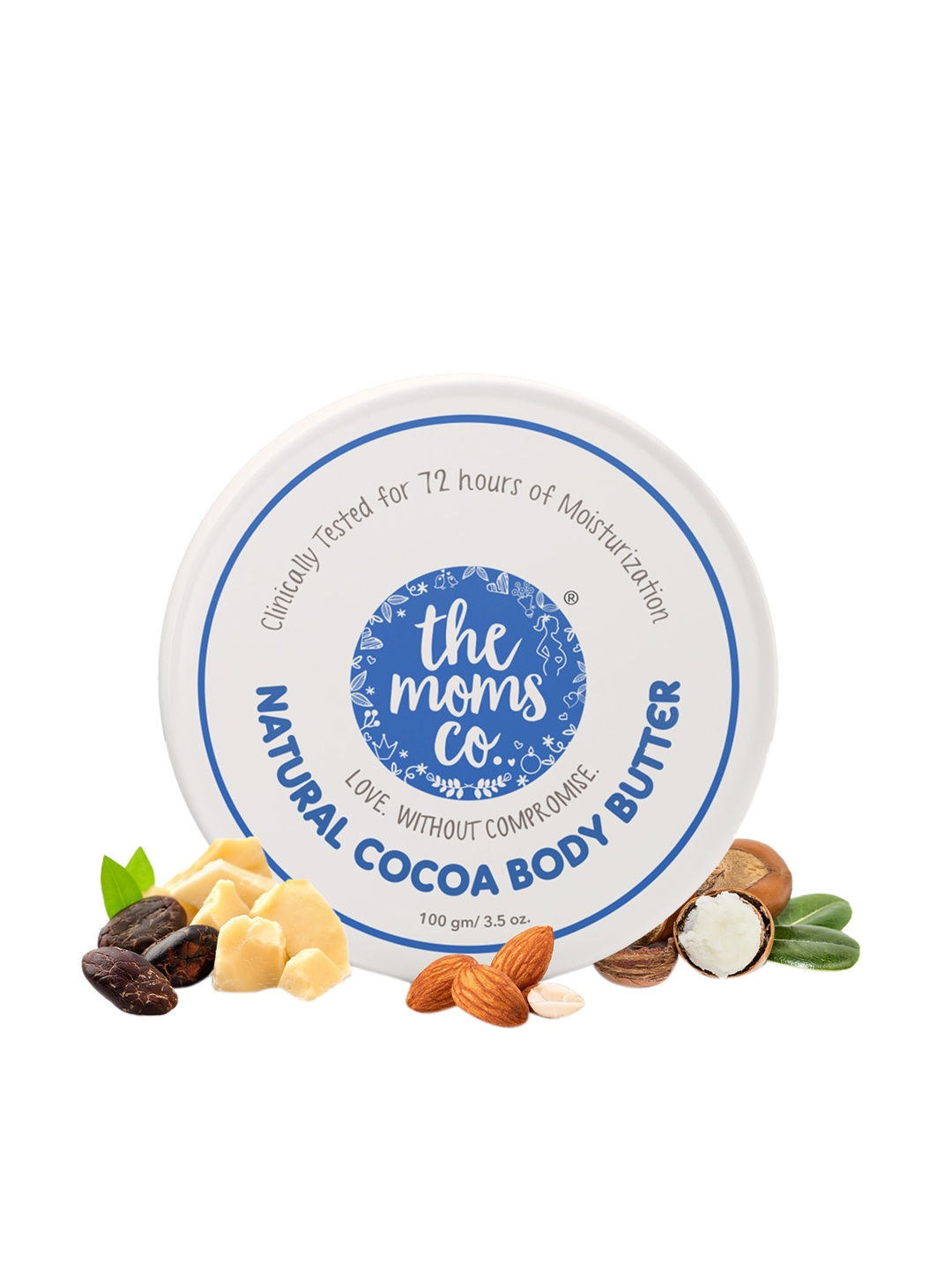 

The Moms Co. Natural Cocoa Body Butter With Shea Butter to Nourish Skin - 100 g, White