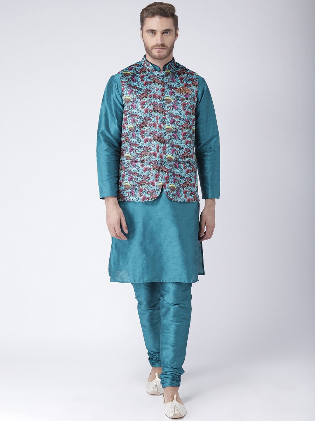 

Hangup Men Kurta with Pyjamas, Blue