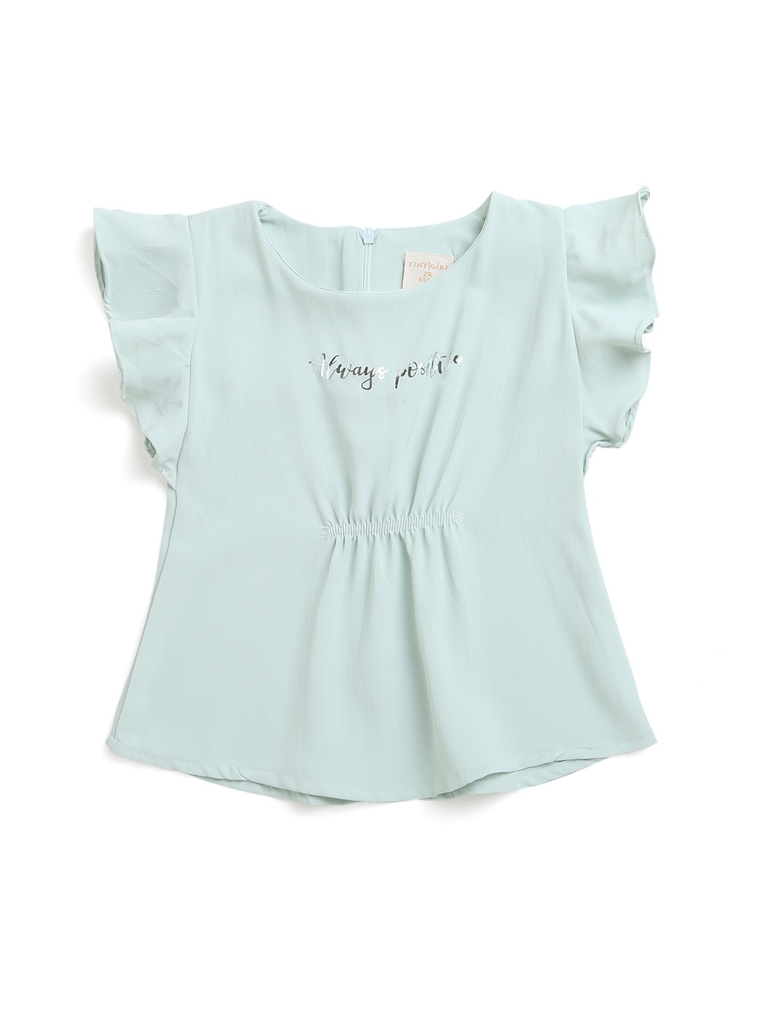 

Tiny Girl Sea Green Solid Top