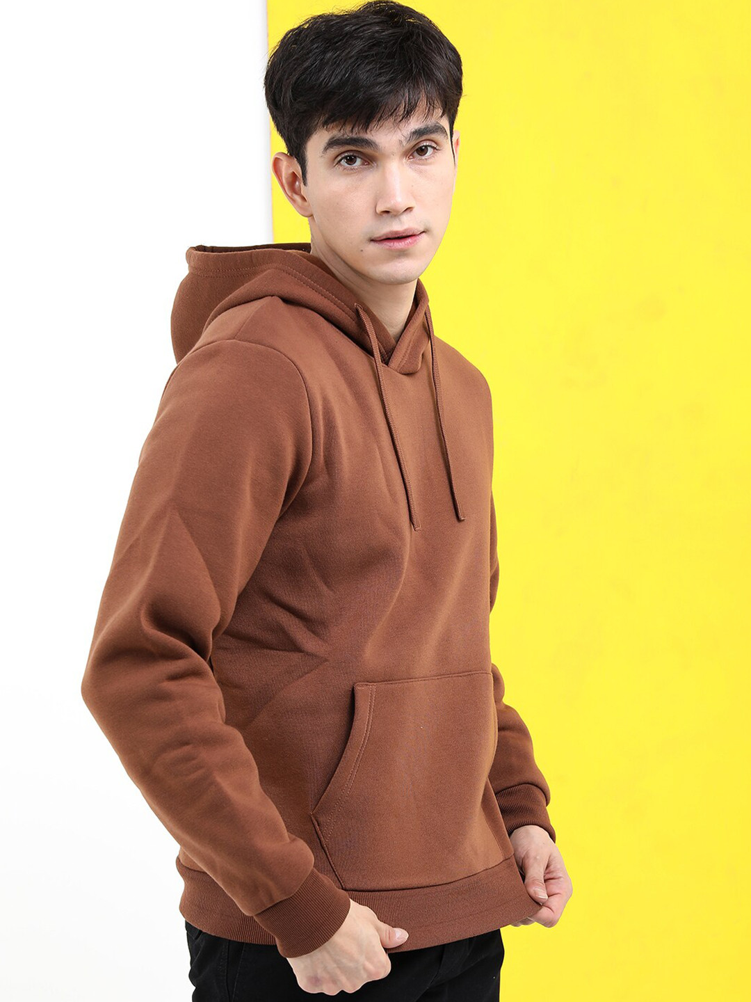 

HIGHLANDER Men Hooded Sweatshirt, Brown