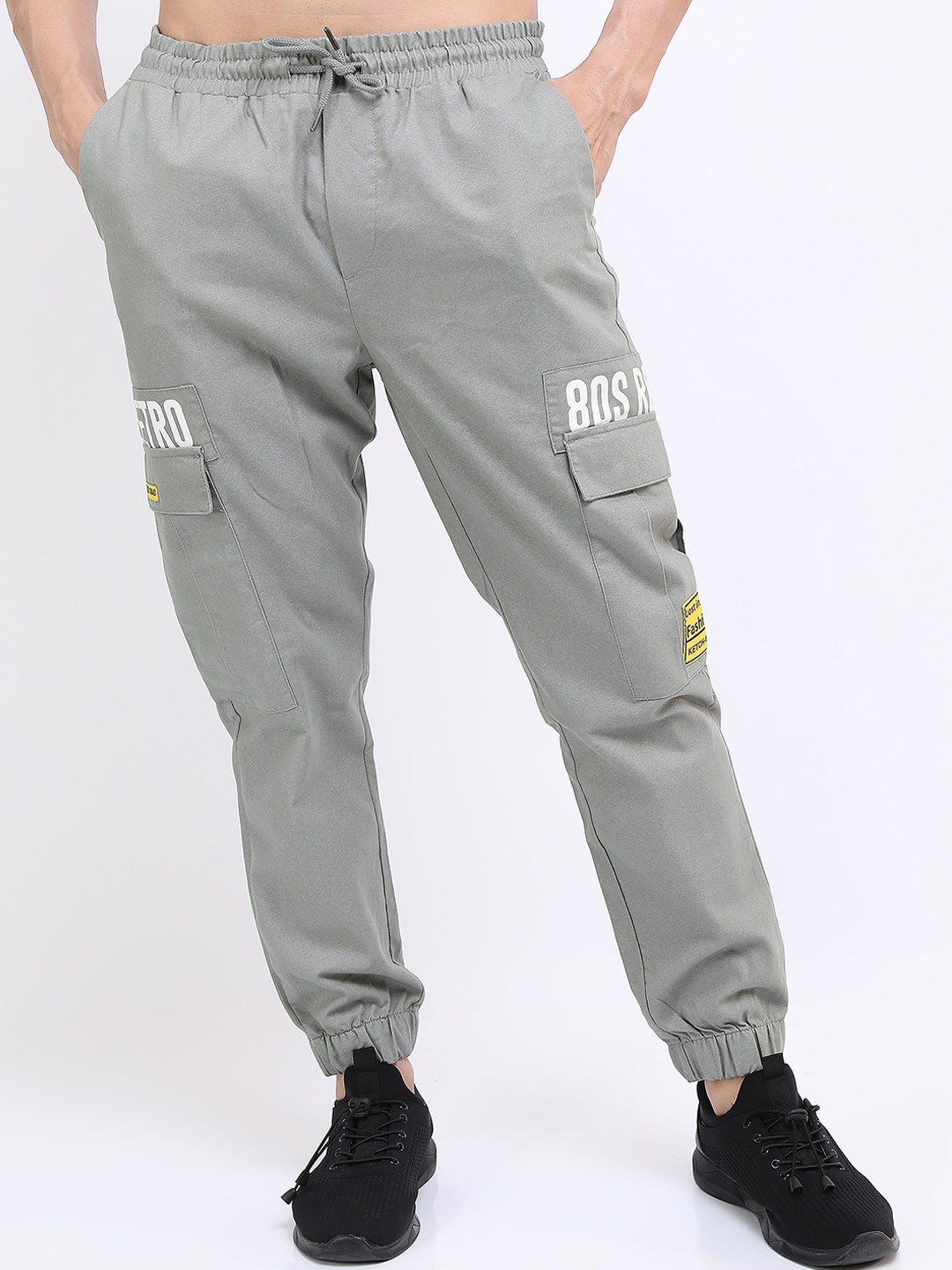 

Men Grey Printed Jogger Trouser