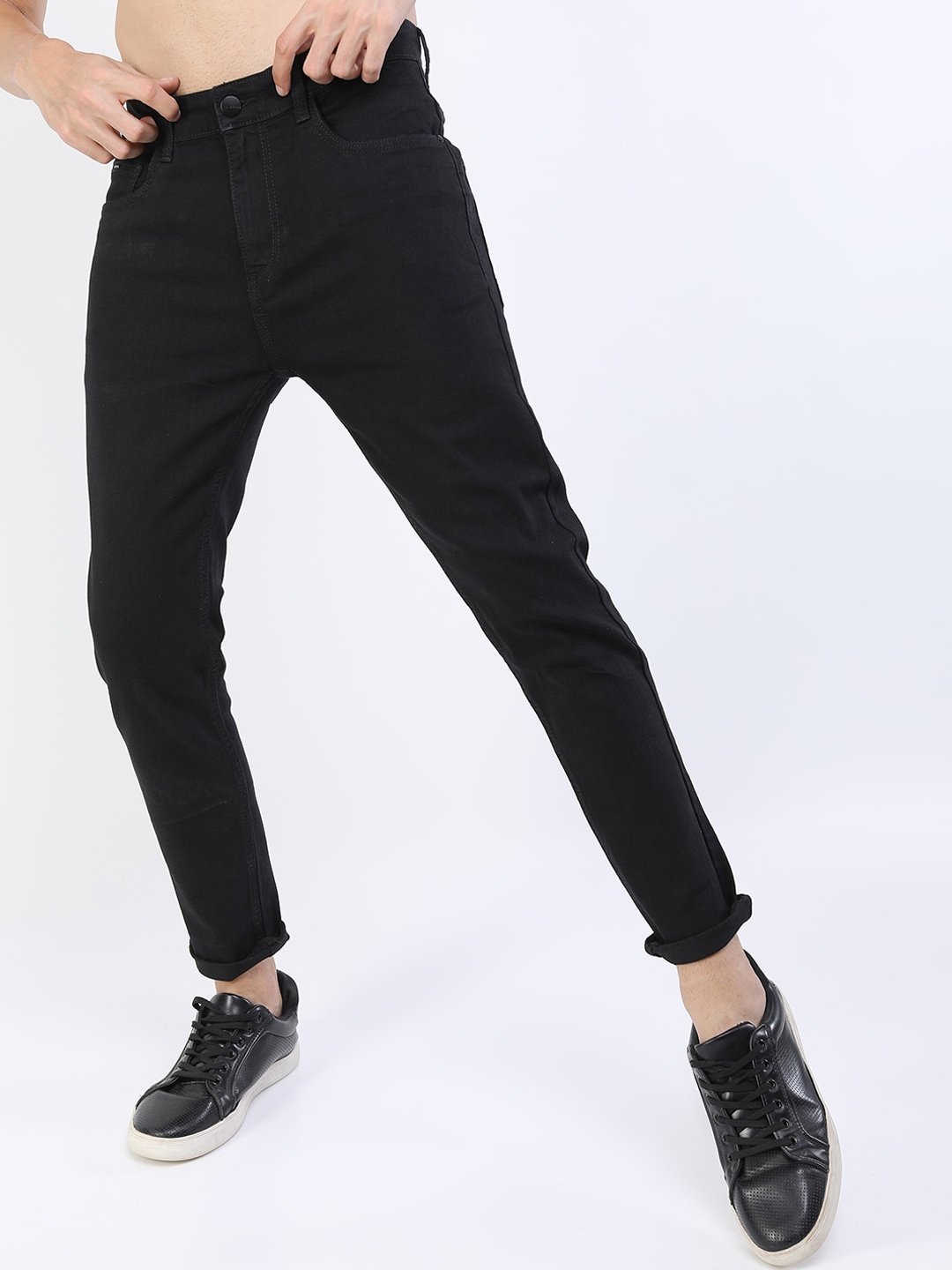 

KETCH Men Black Skinny Fit Cotton Stretchable Jeans