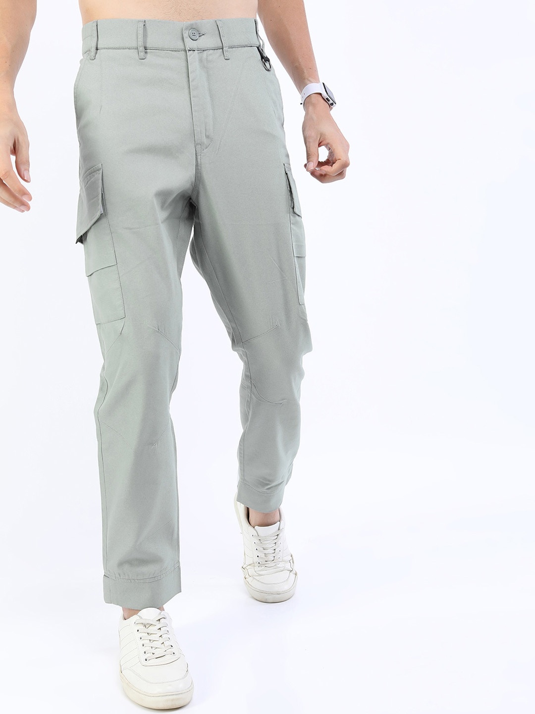 

KETCH Men Grey Solid Jogger