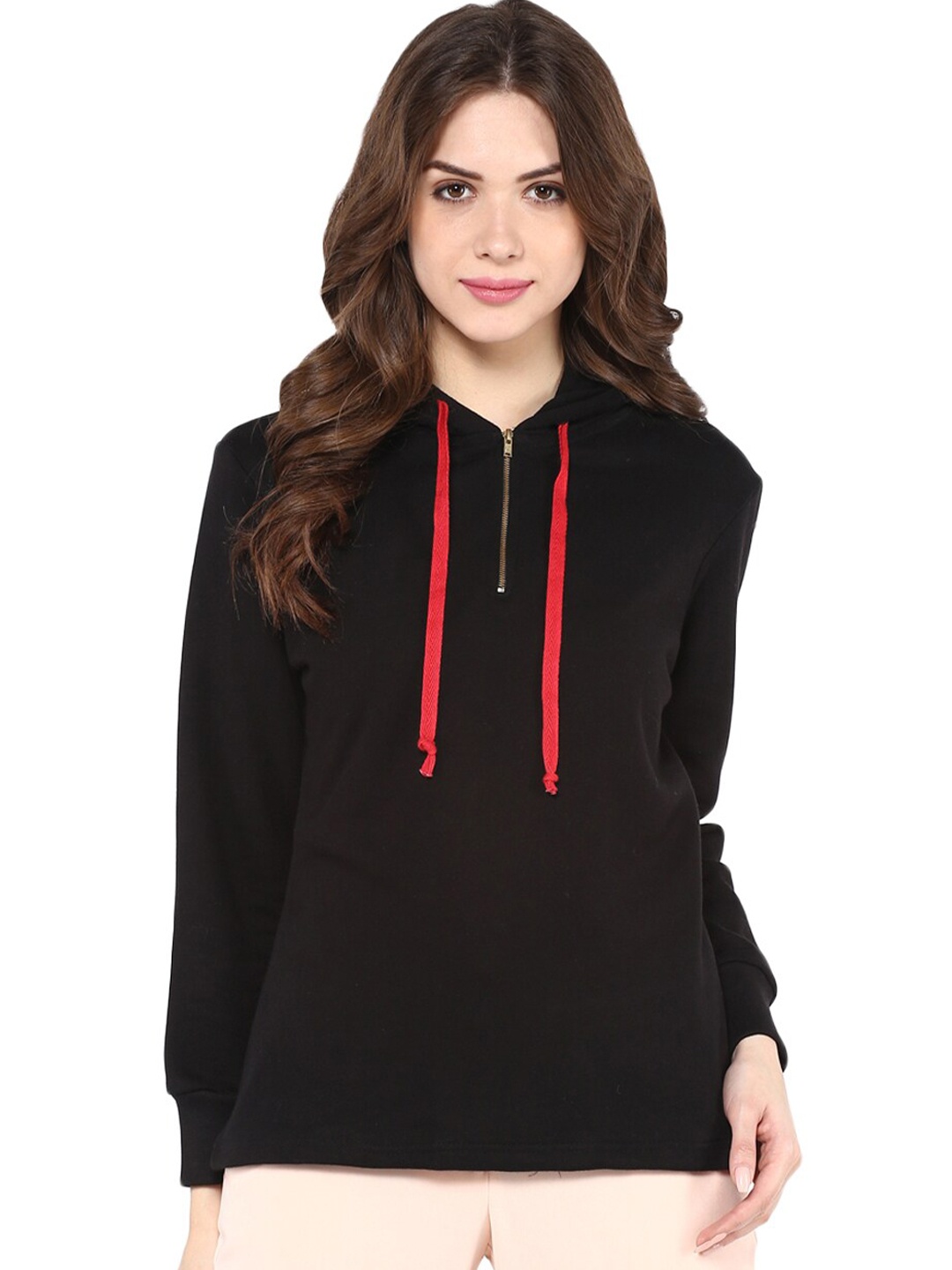 

Pannkh Women Sweatshirt, Black