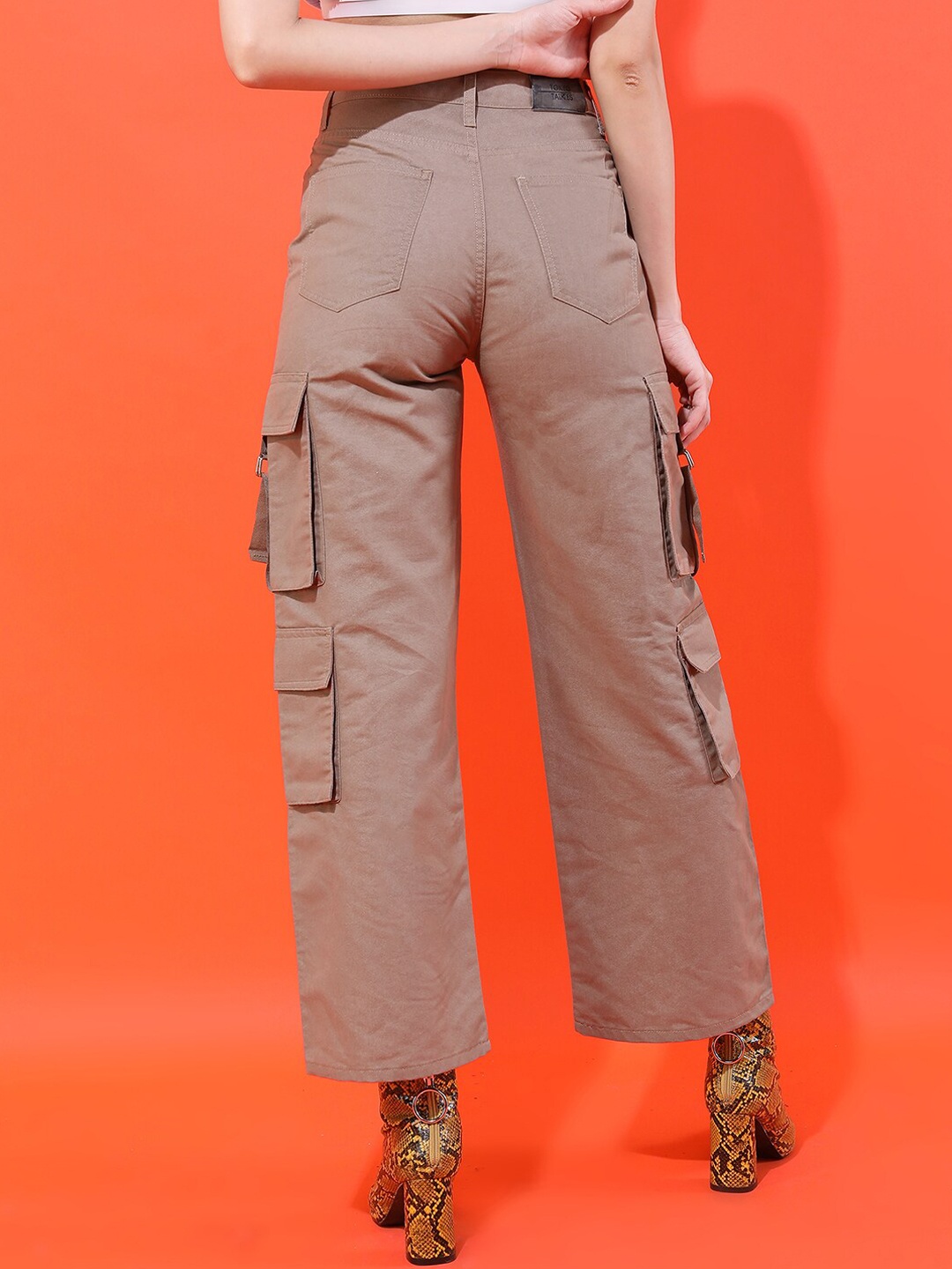 

Tokyo Talkies Women Brown Dad Fit Jeans