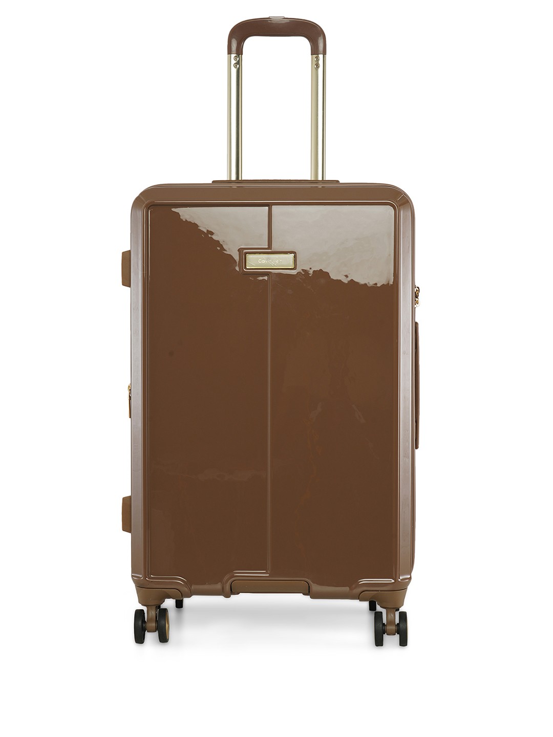 

Calvin Klein Physique Range Otter Color Hard Case Abs/Pc Film Medium Size Luggage, Brown