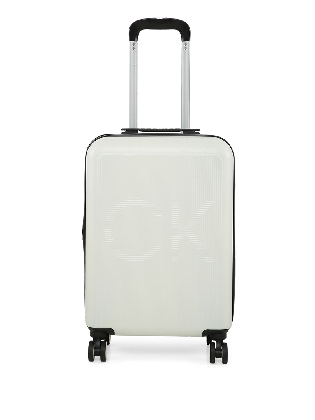 

Calvin Klein VISION ABS Material Hard 19" Cabin Size Trolley, White