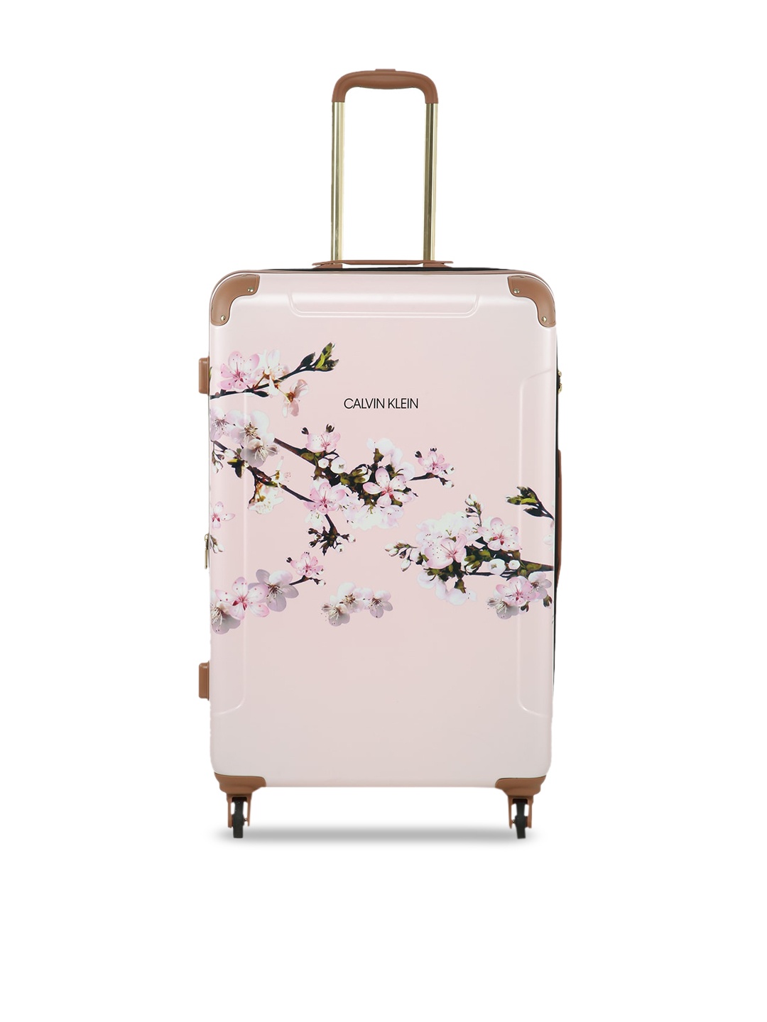 

Calvin Klein IN BLOOM Range Off White Printed ABS Hard-Sided 28" Large Trolley Bag