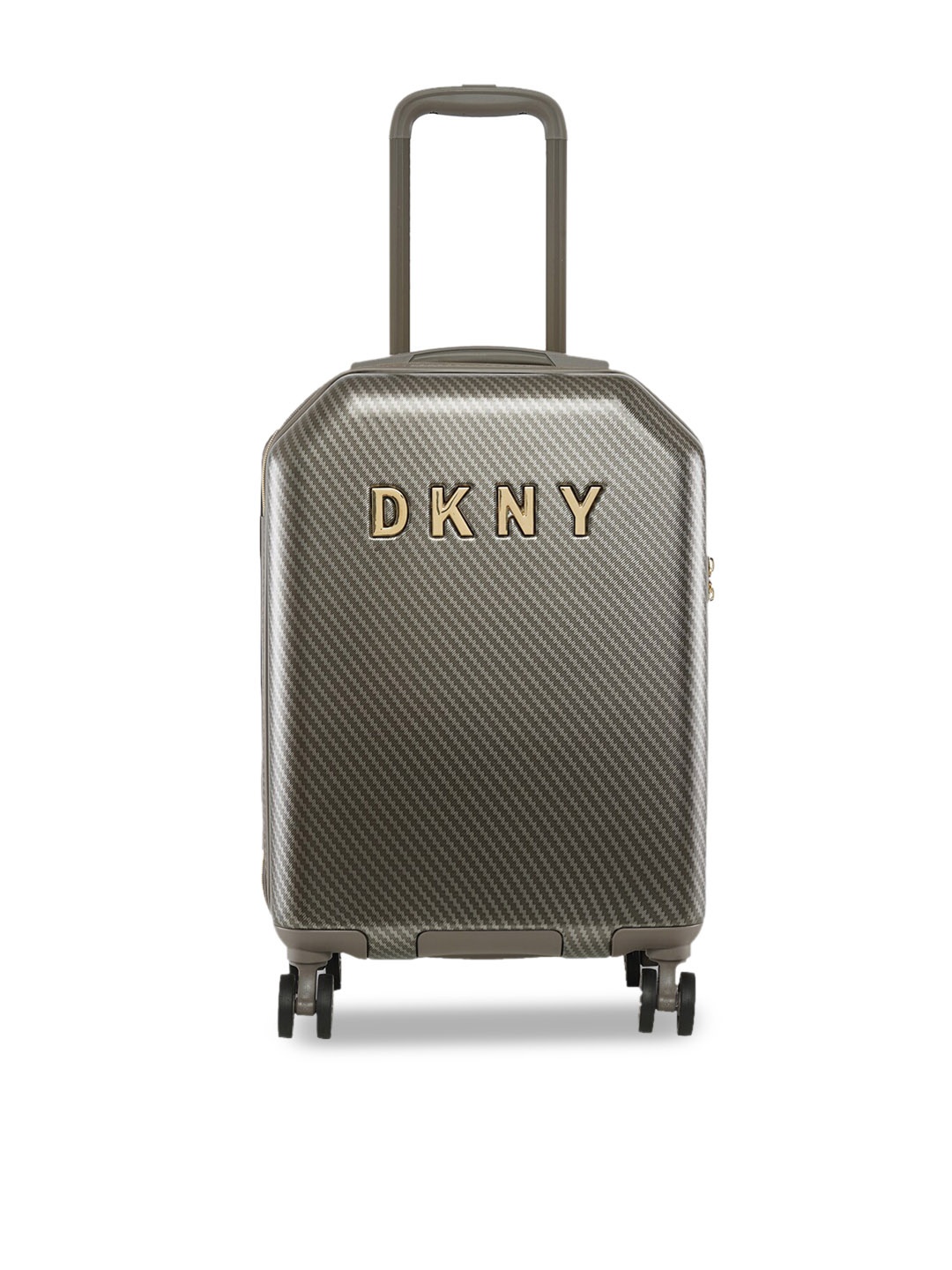 

DKNY ALLURE 2.0 Range Ash Metallic Color Hard Case Abs Pc Film Cabin Size LUGGAGE, Grey
