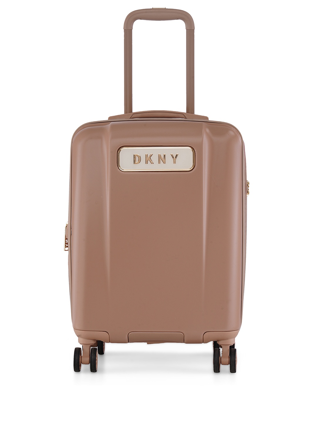 

DKNY SIX FOUR ONE Range Solid Hard Side Cabin Trolley Suitcase, Brown